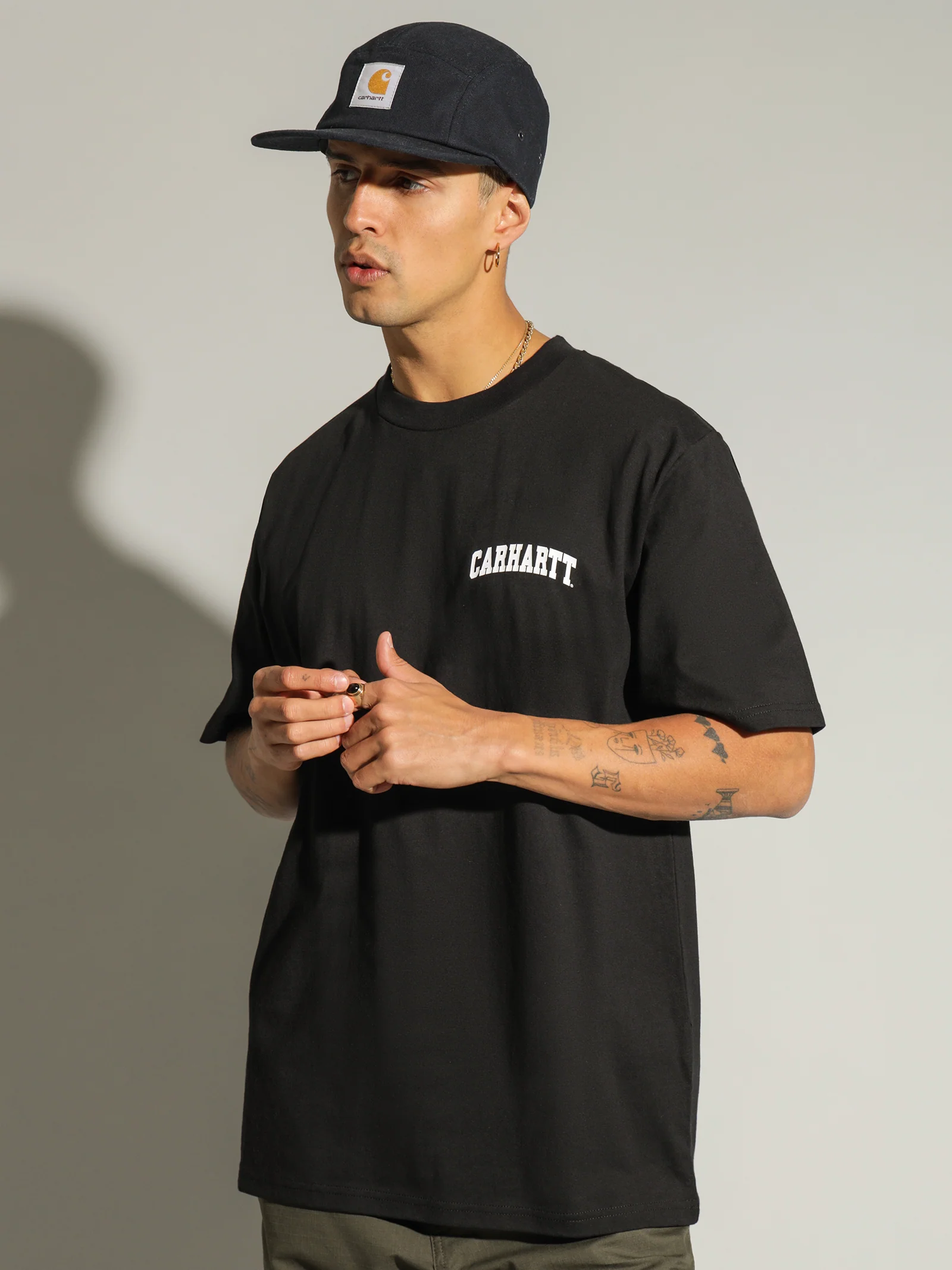 Short Sleeve University Script T-Shirt - Image 4
