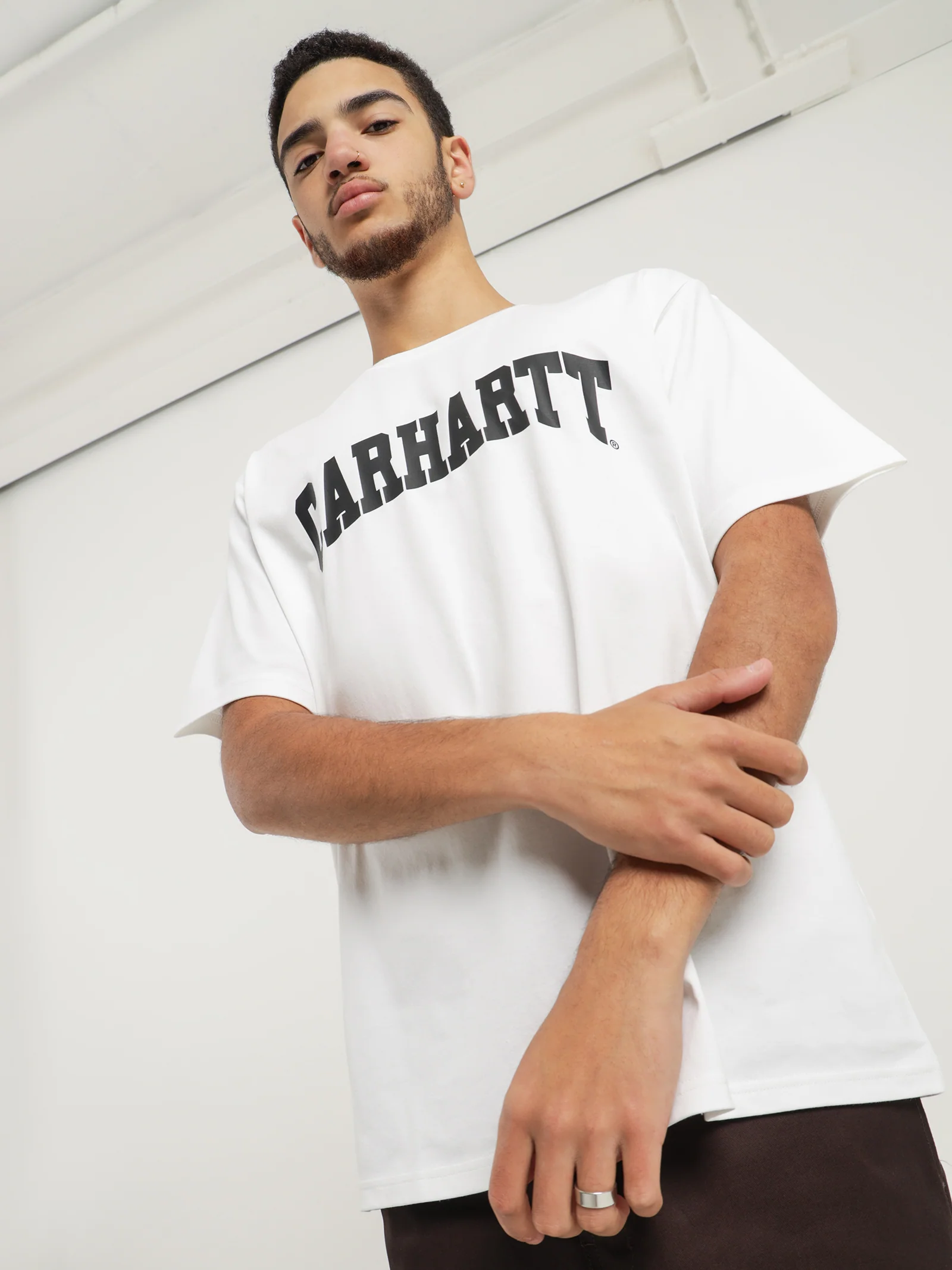 Short Sleeve University Script T-Shirt - Image 4