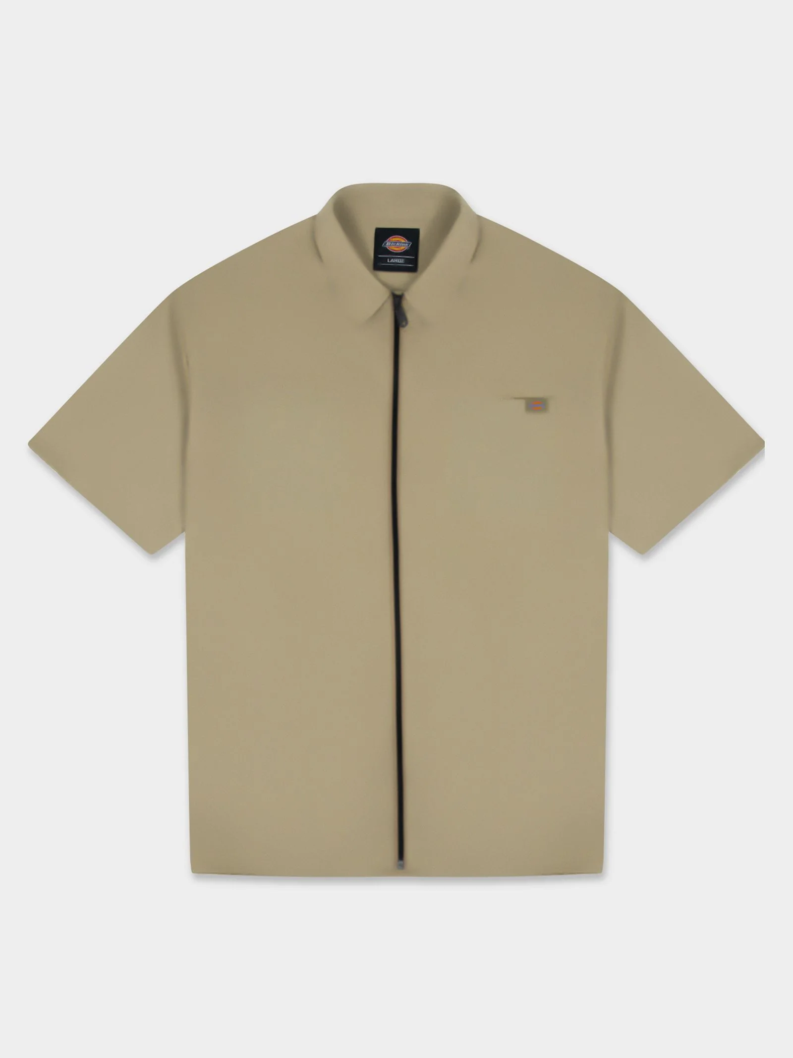 Short Sleeve Zip-Through Workshirt - Image 5