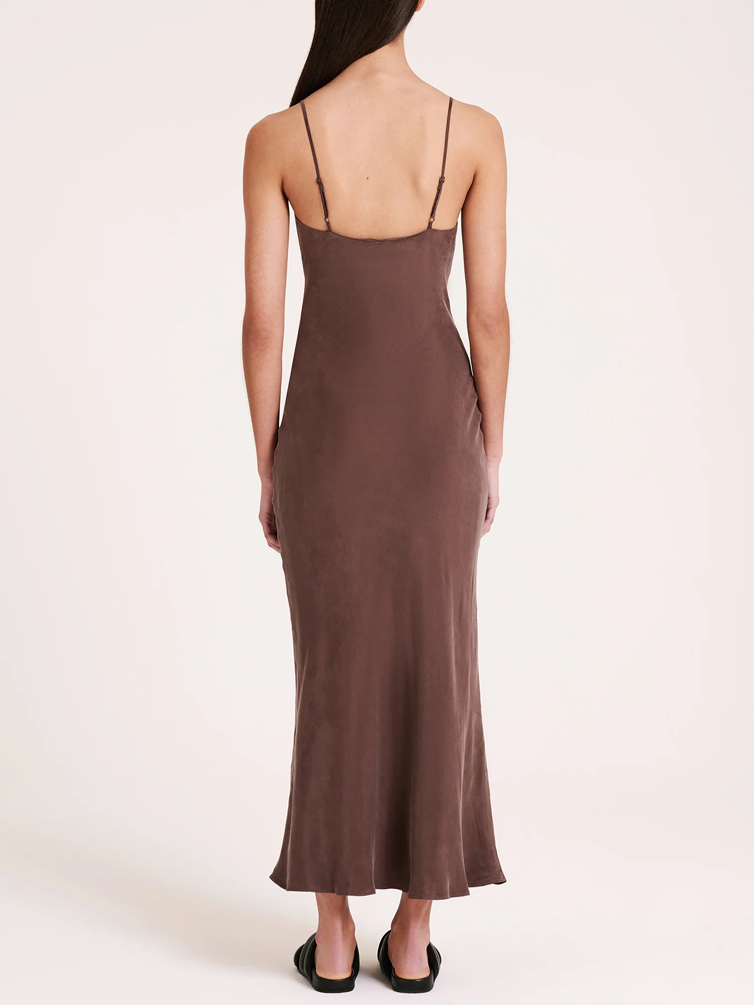 Sia Cupro Slip Dress - Image 3