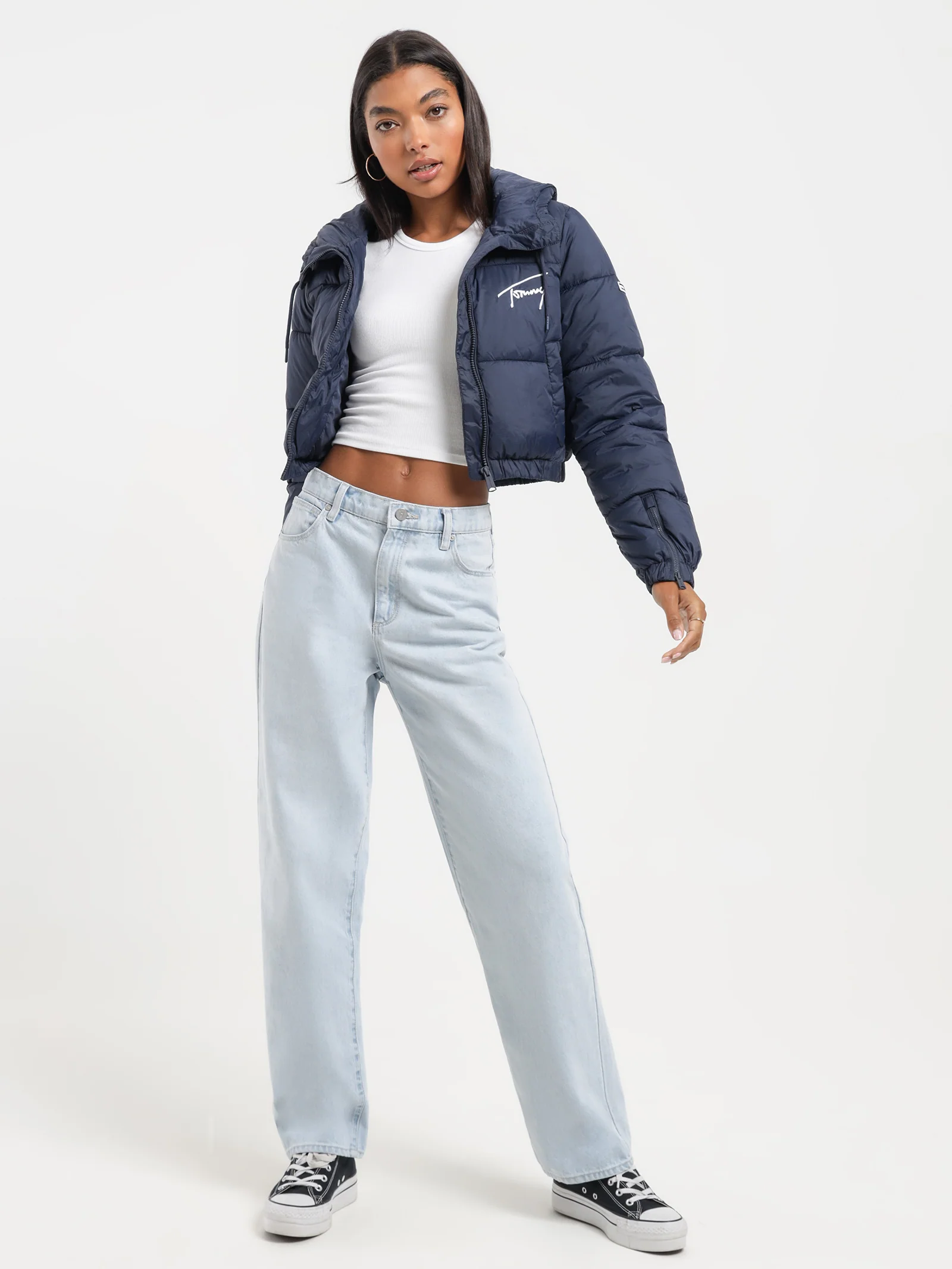 Signature Cropped Puffer - Image 4