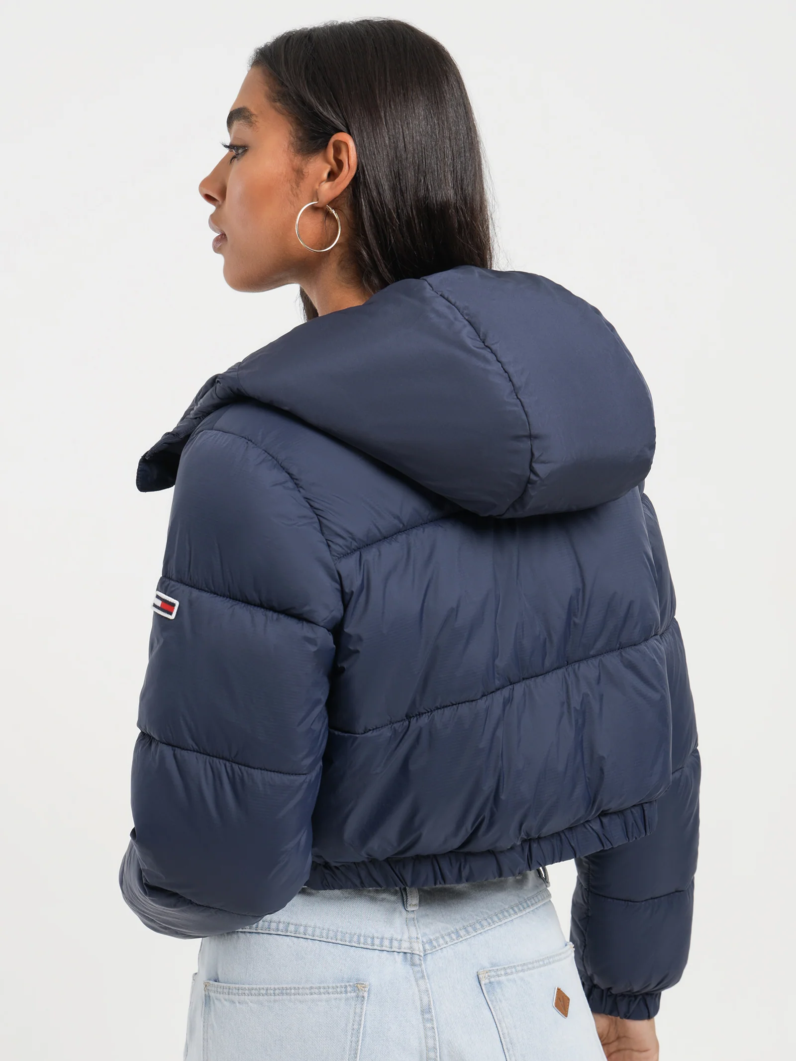 Signature Cropped Puffer - Image 7