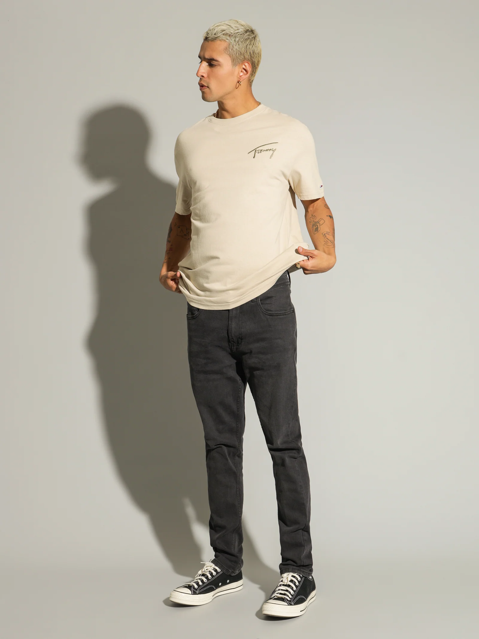 SIGNATURE Logo Recycled Cotton T-Shirt - Image 4