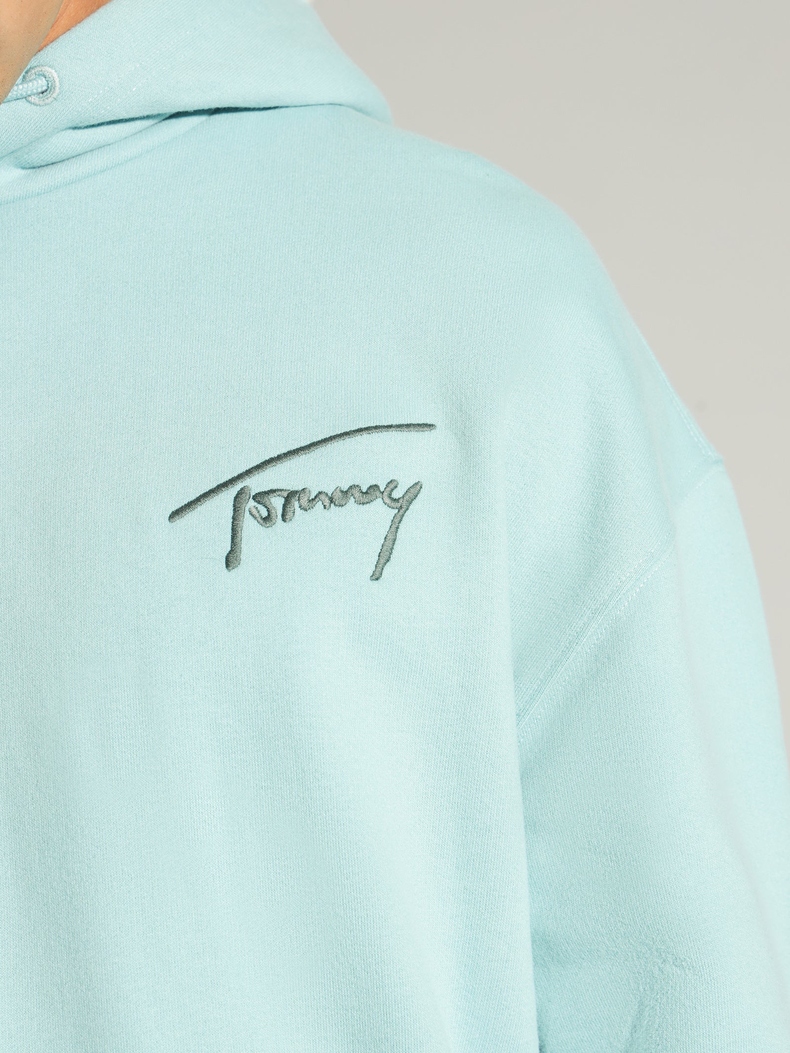 Signature Logo Relaxed Fit Hoodie - Image 5