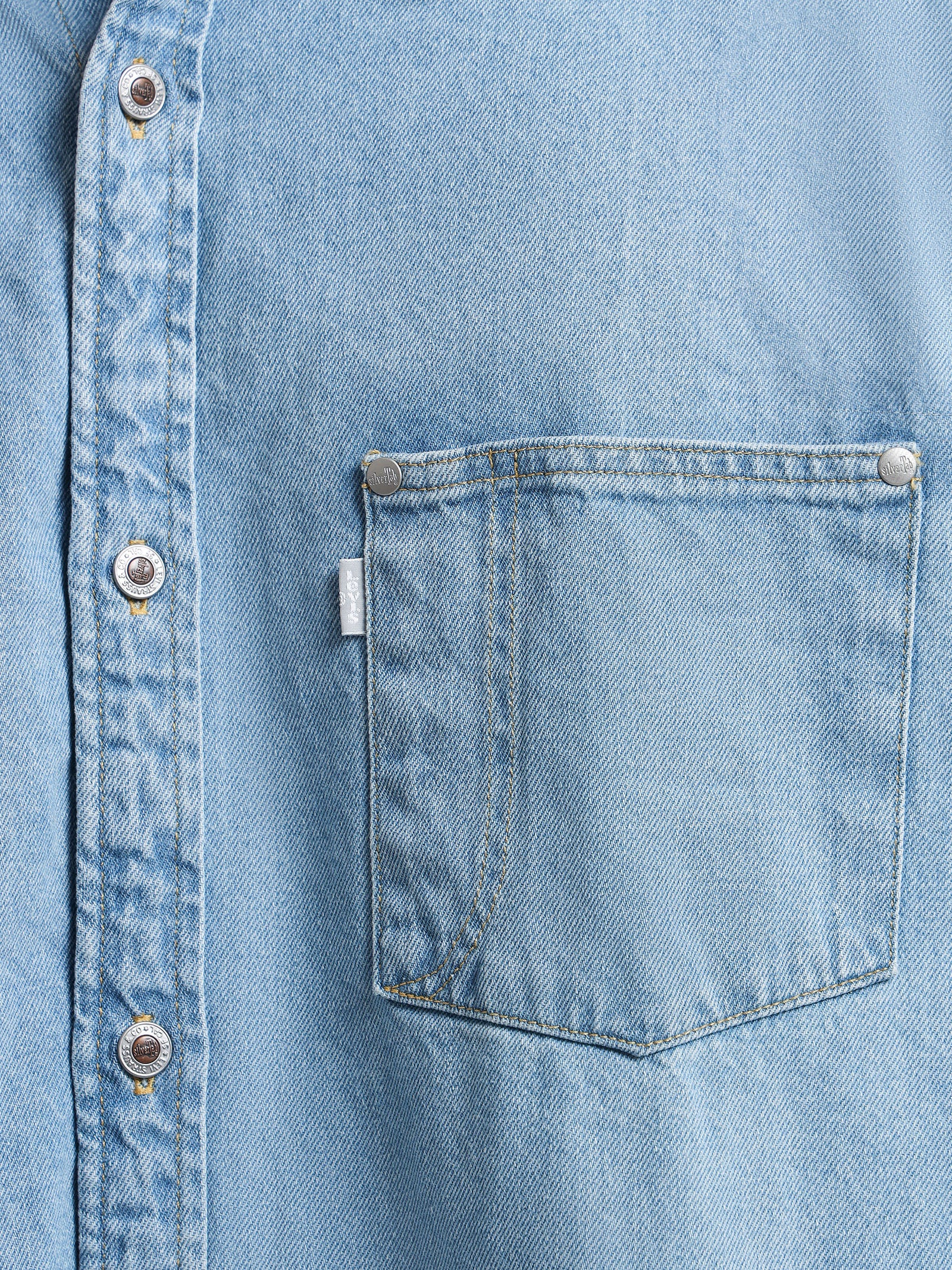 Silvertab Oversized One Pocket Shirt - Image 3