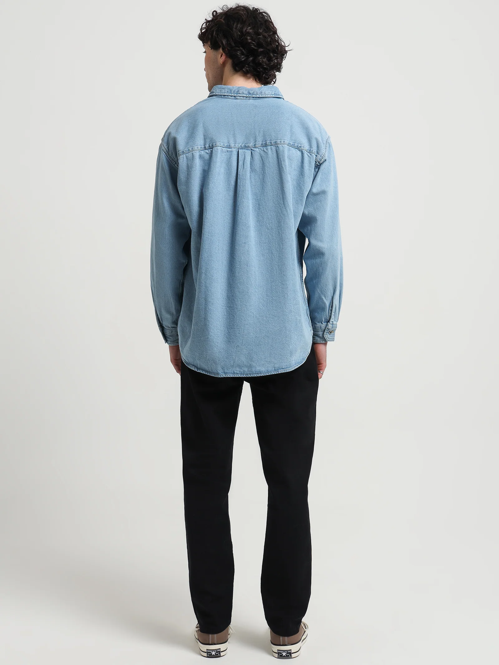 Silvertab Oversized One Pocket Shirt - Image 5