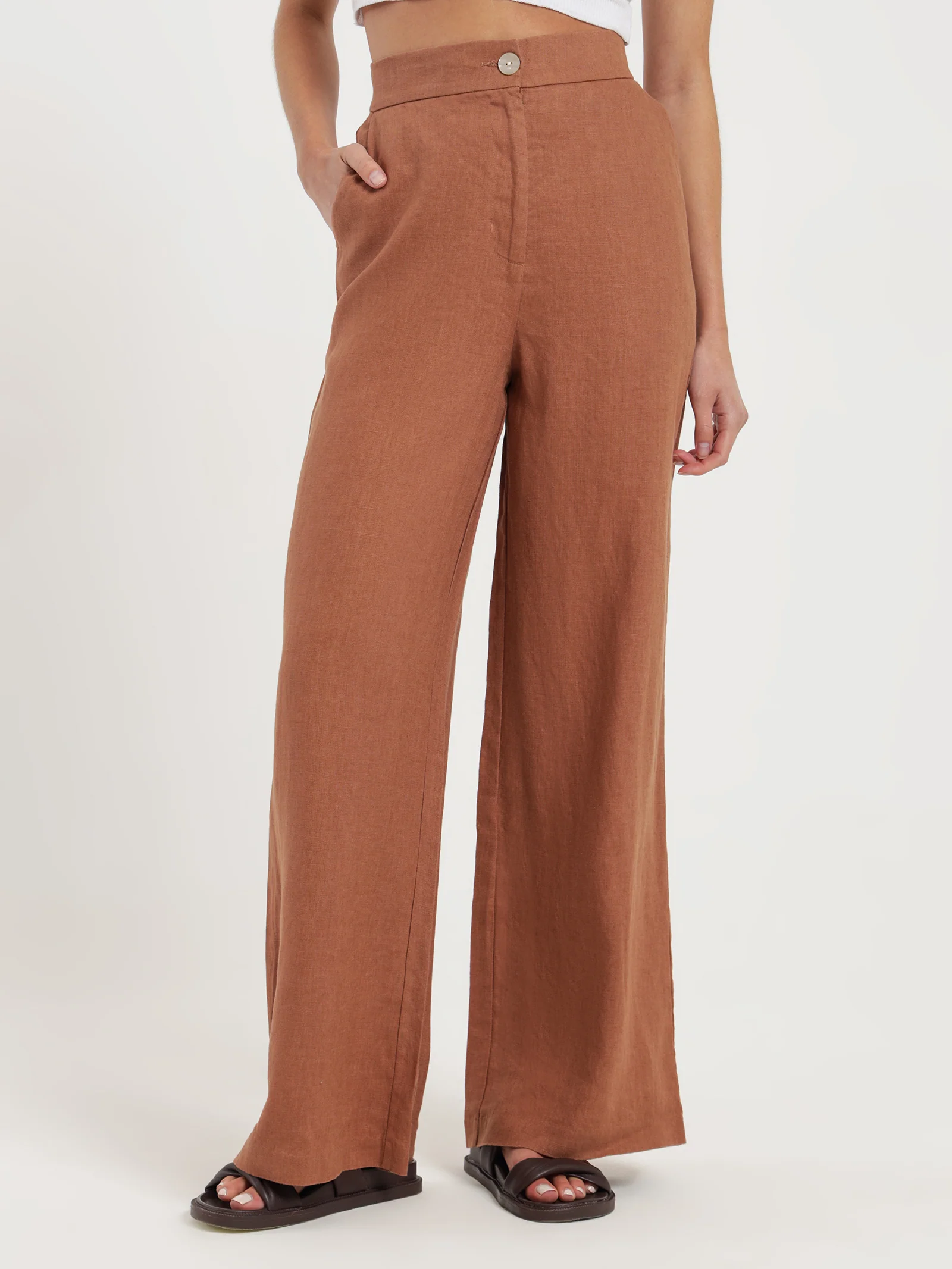 Sima Linen Pants - Image 3