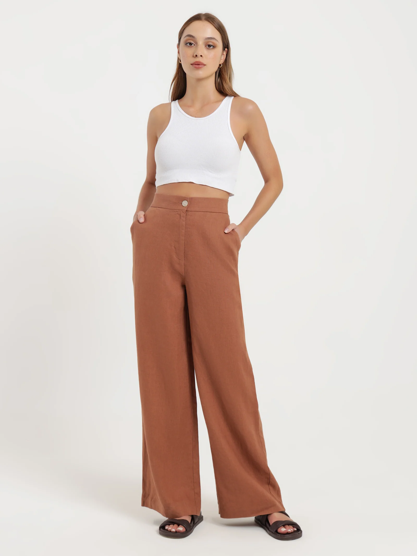 Sima Linen Pants - Image 4