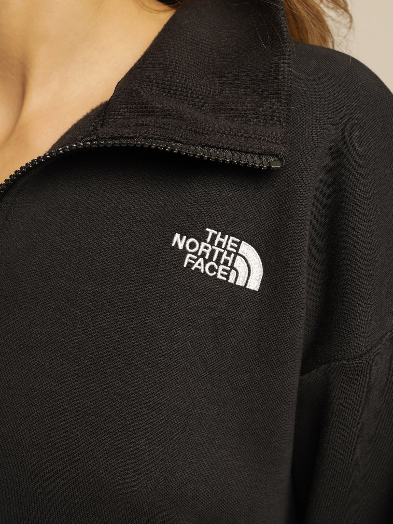 Simple Logo Quarter Zip Jumper - Image 6