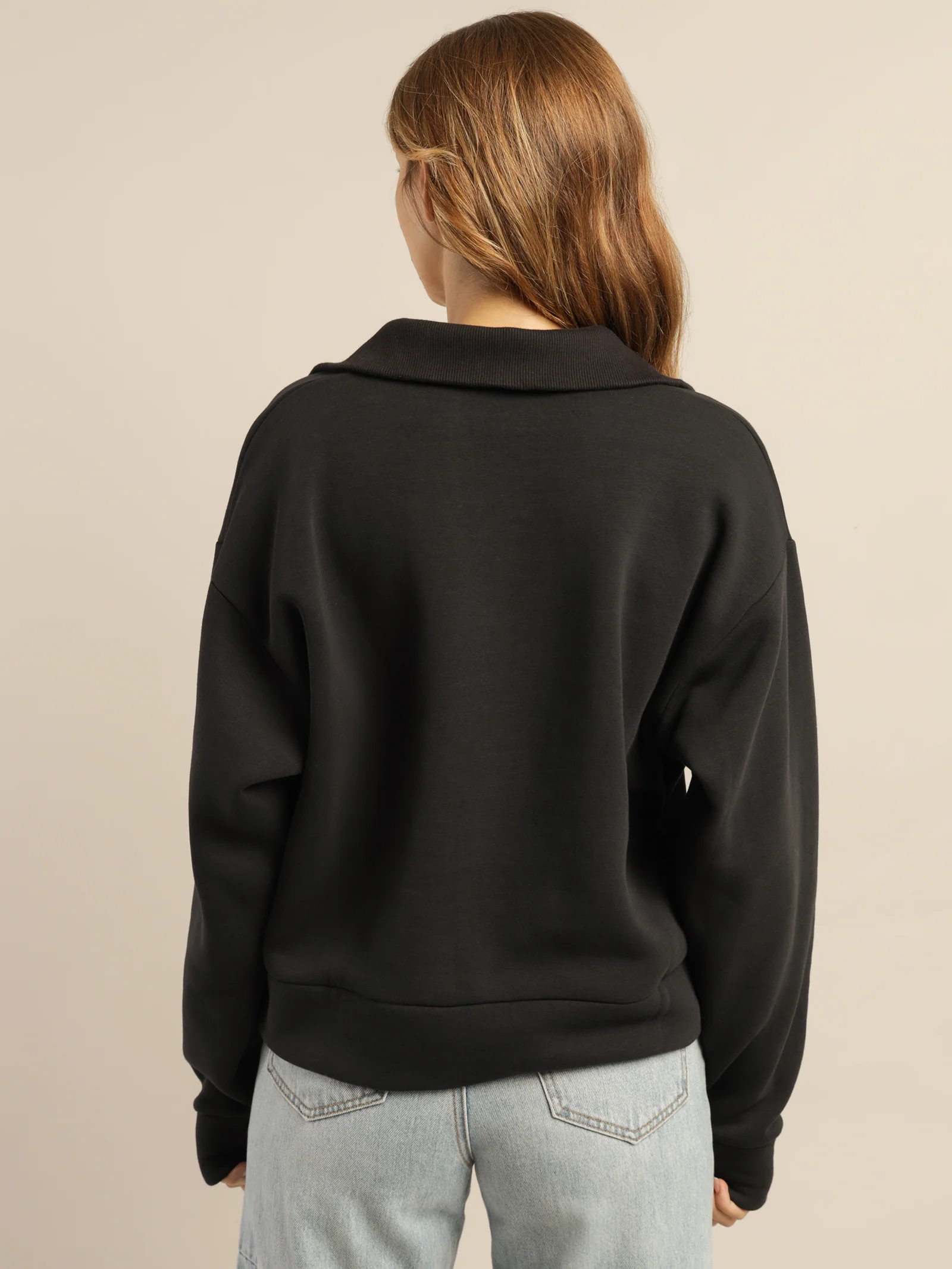 Simple Logo Quarter Zip Jumper - Image 7