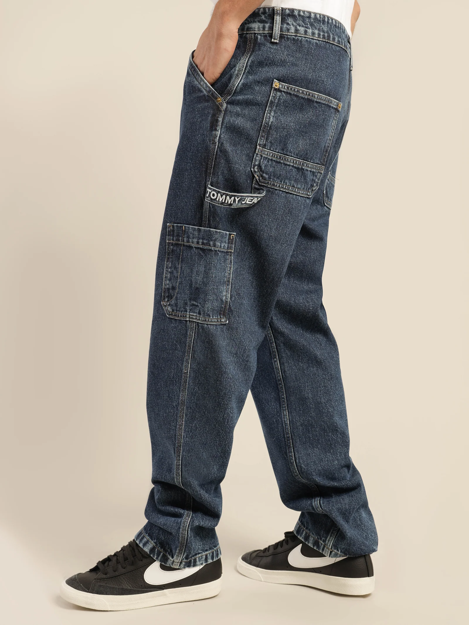 Skater Carpenter Fit Hemp Jeans - Image 6