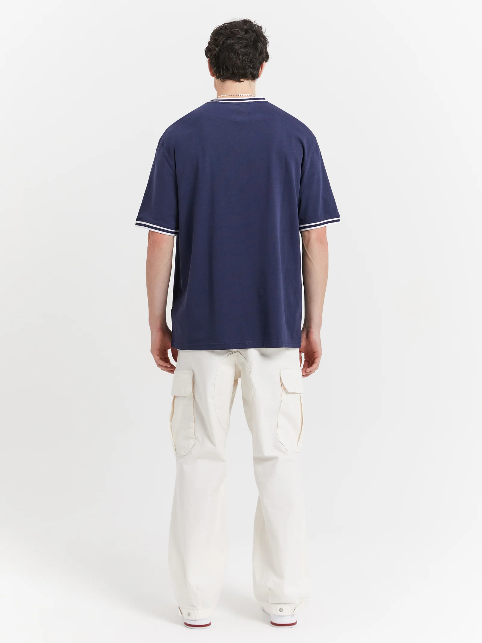 Skater Rib Detail T-Shirt - Image 5