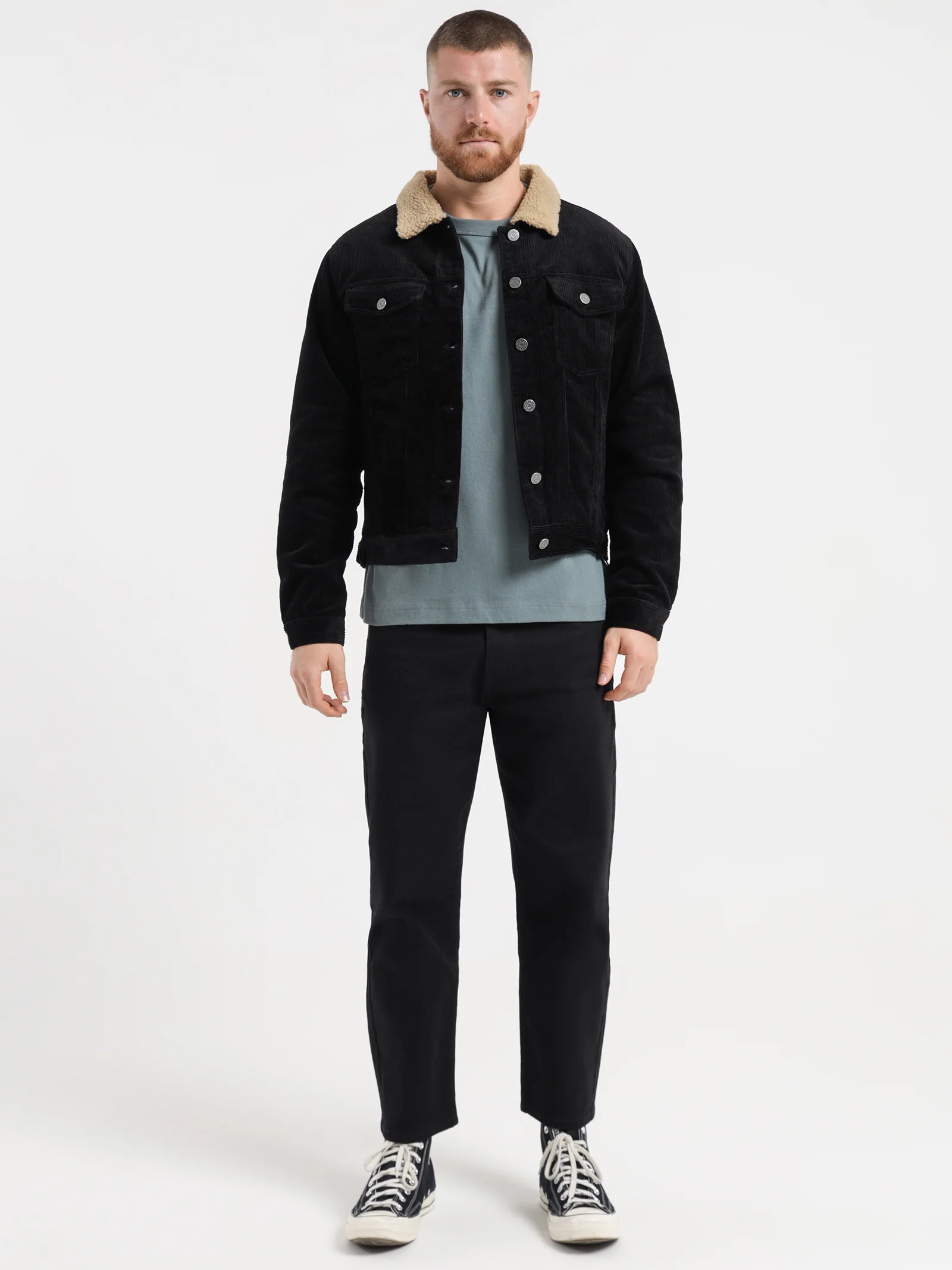 Skylar Cord Sherpa Jacket - Image 3