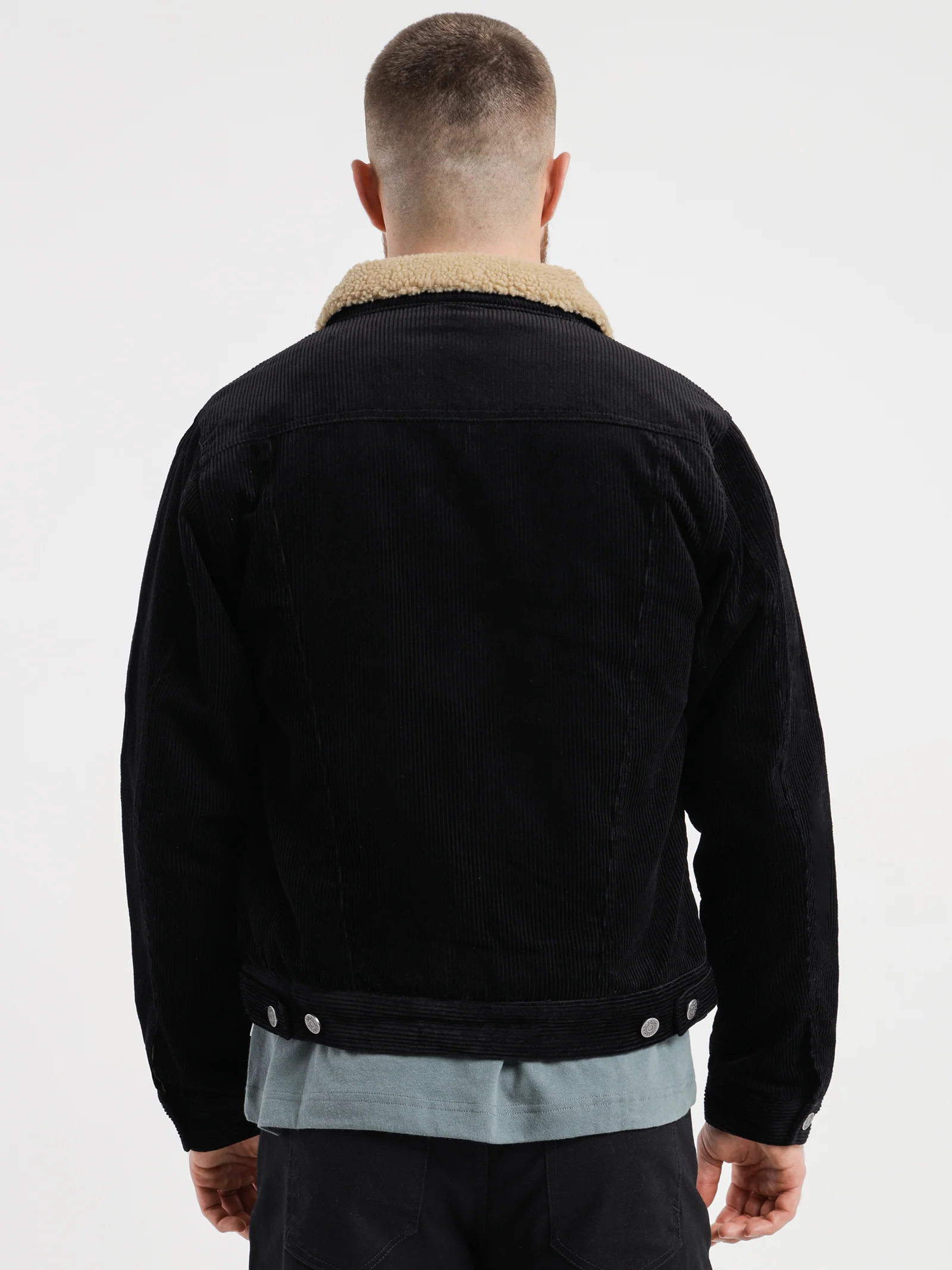 Skylar Cord Sherpa Jacket - Image 7