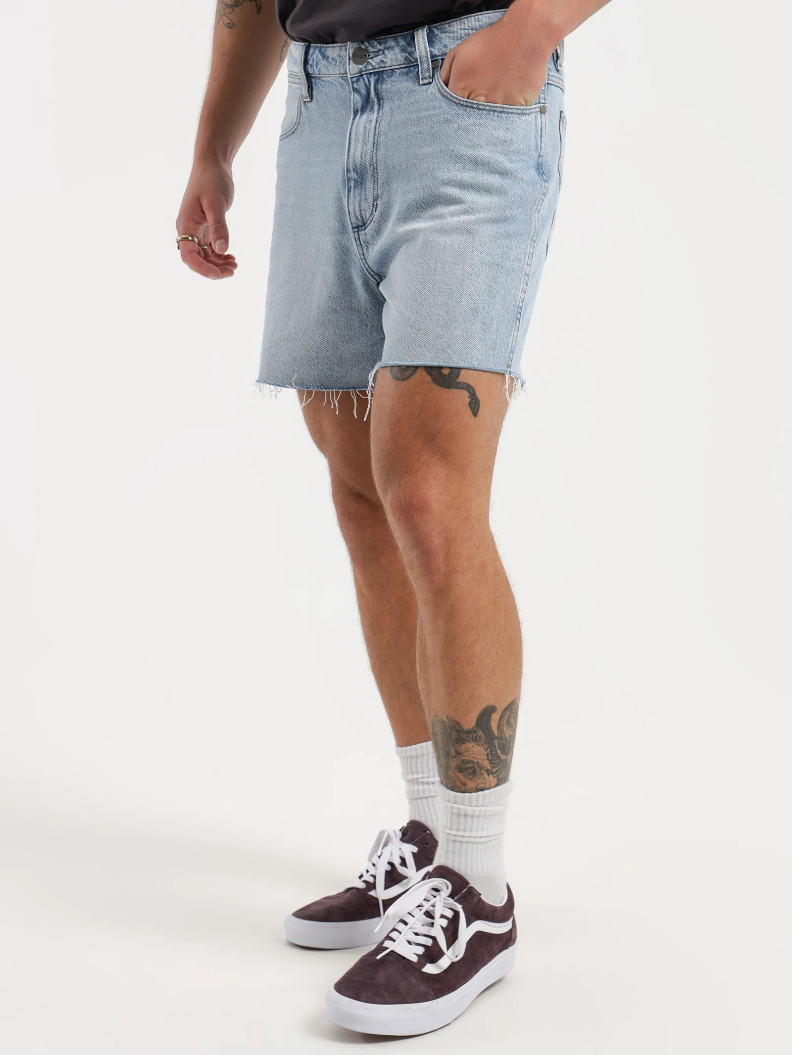 Slacker Organic Denim Shorts - Image 3