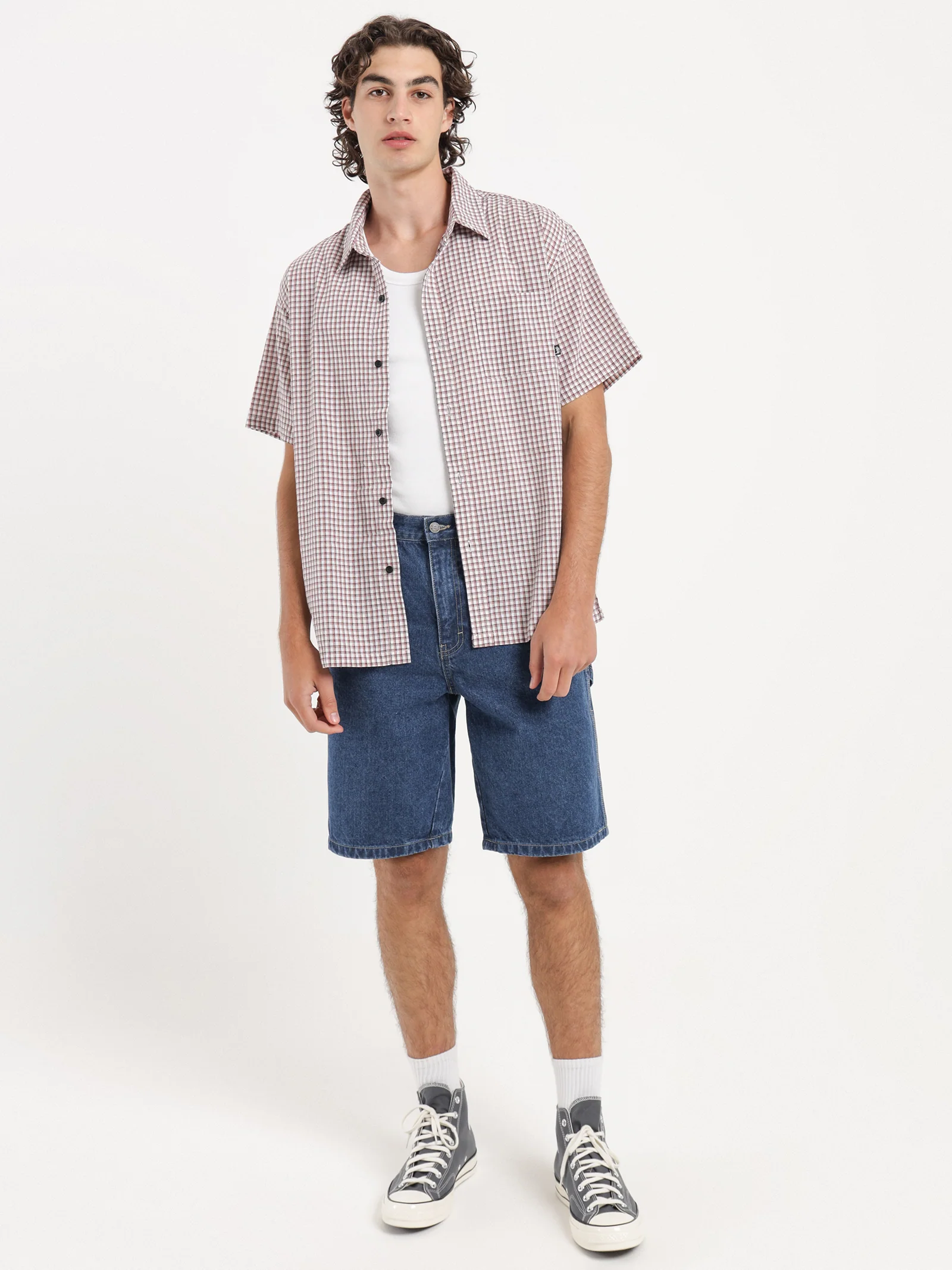 Slate Check Short Sleeve Shirt - Image 4