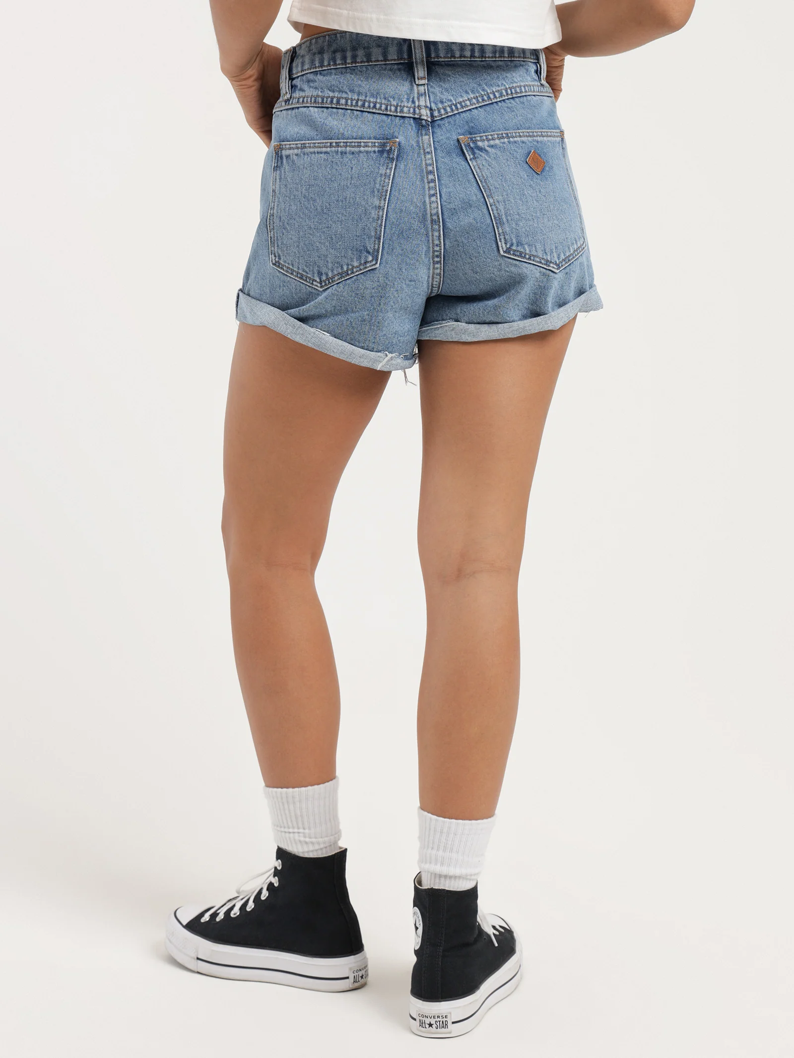 Slouch Denim Shorts - Image 6