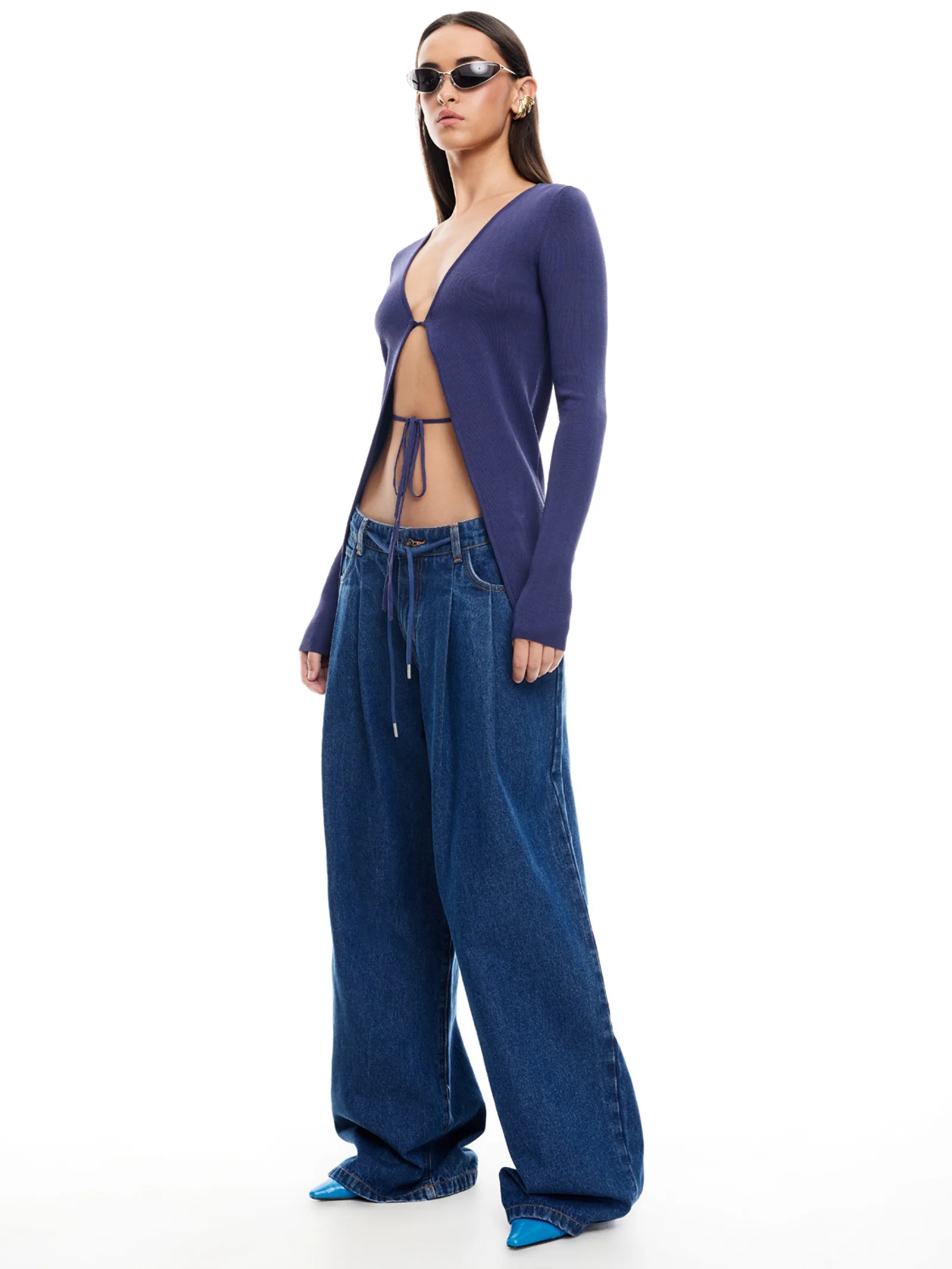 Slouched Tie Up Jean - Image 3