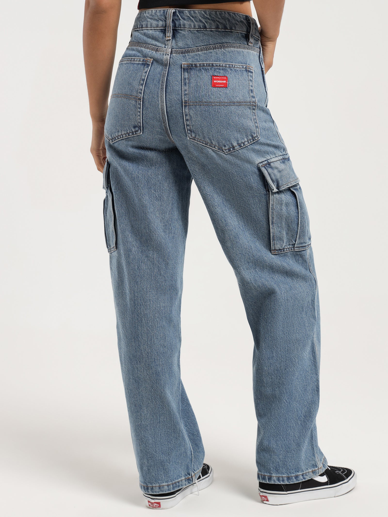 Sloucher Cargo Jeans - Image 6
