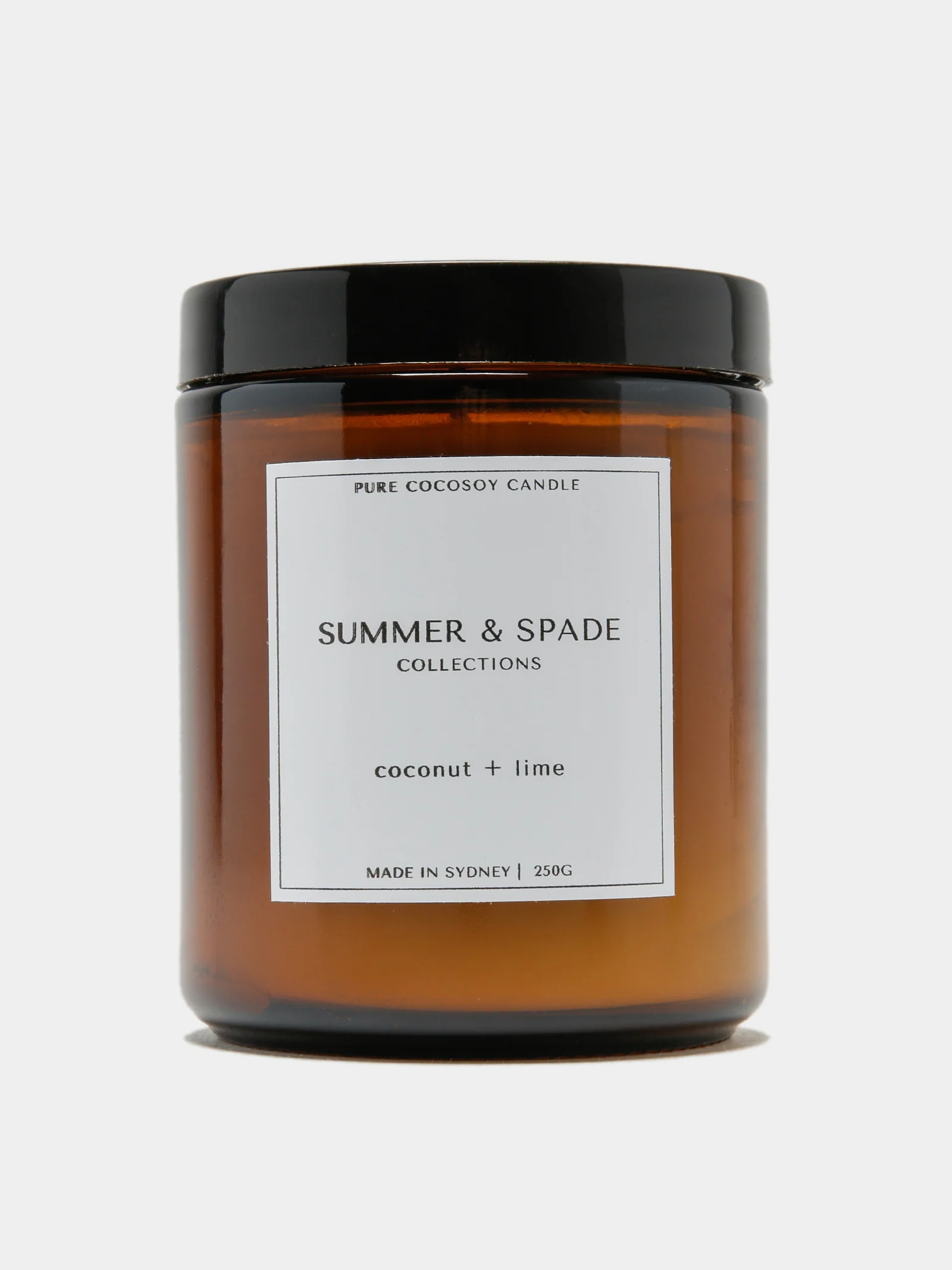 Small Amber Candle