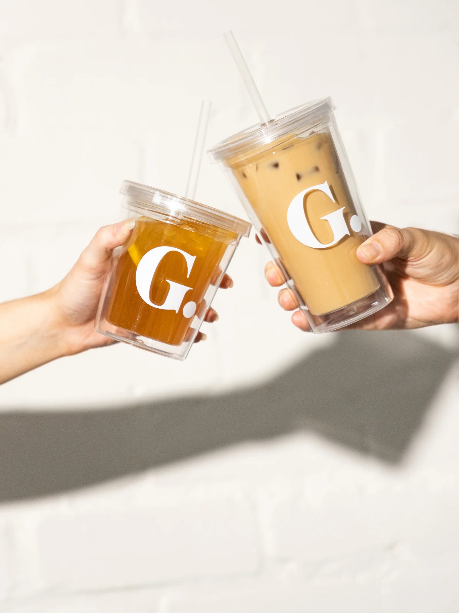 Small Reusable Iced Drink Tumbler & Straw - Image 2