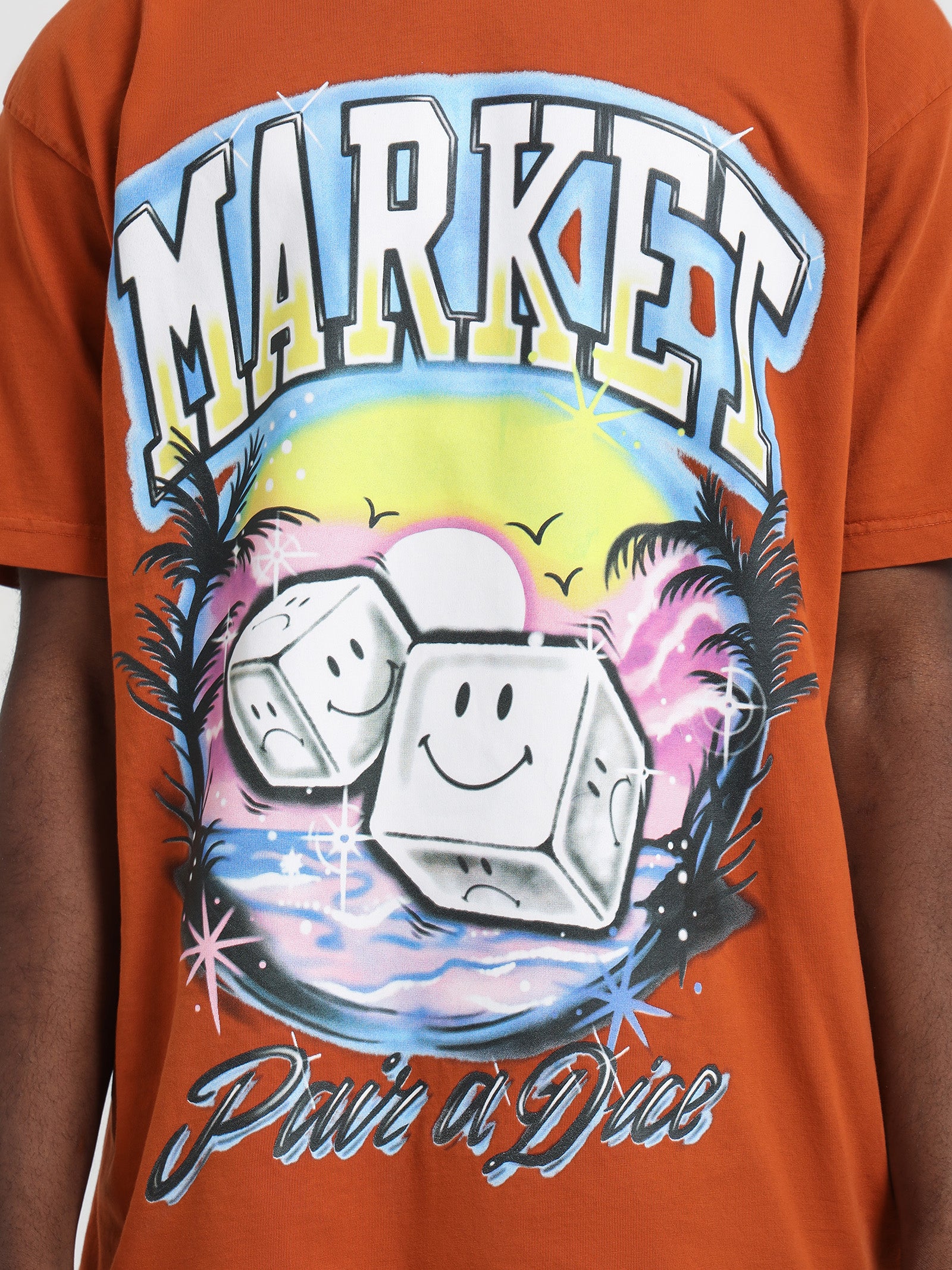 Smiley Pair of Dice T-Shirt - Image 3