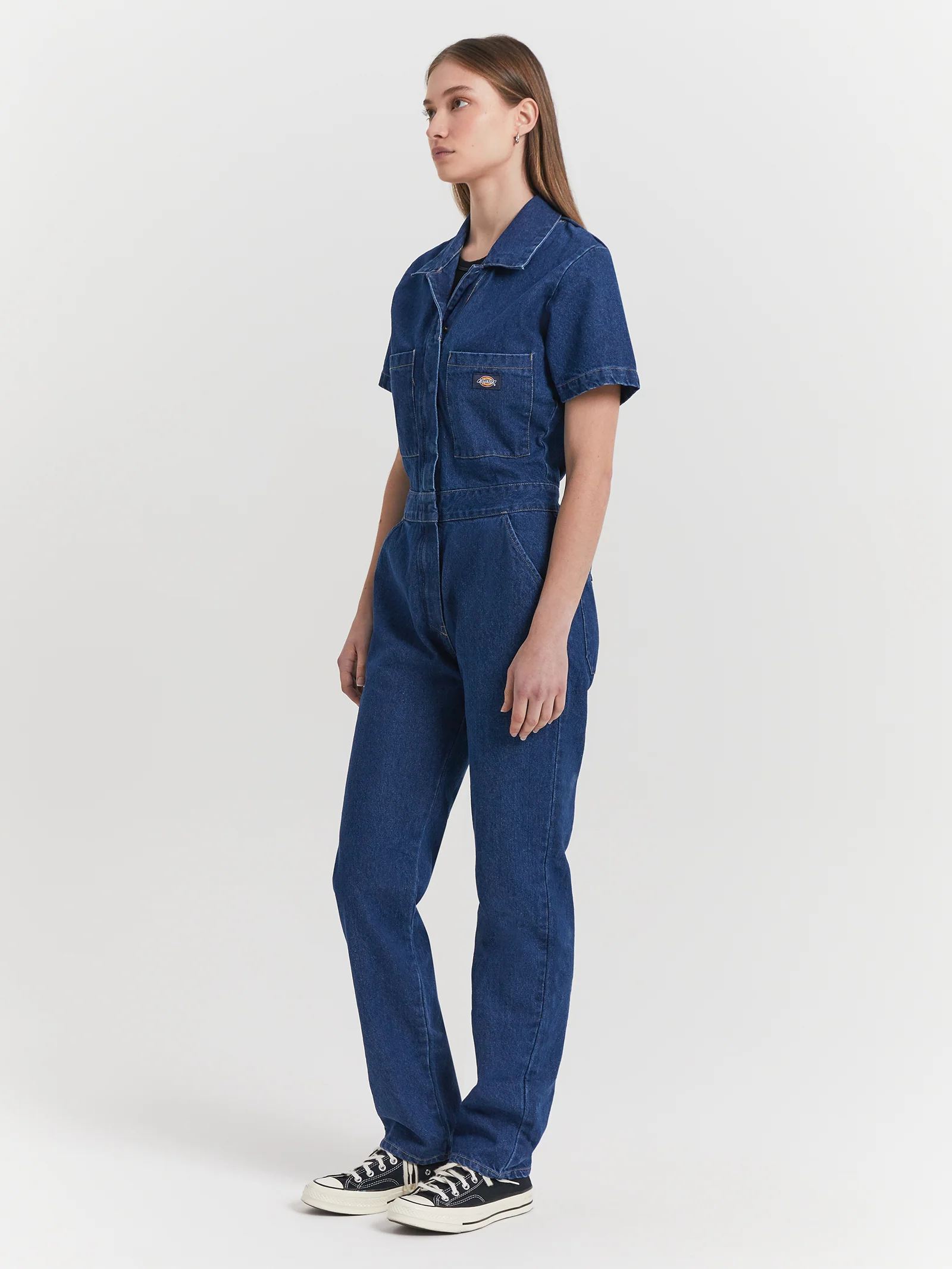 Smithville Denim Short Sleeve Coverall - Image 2
