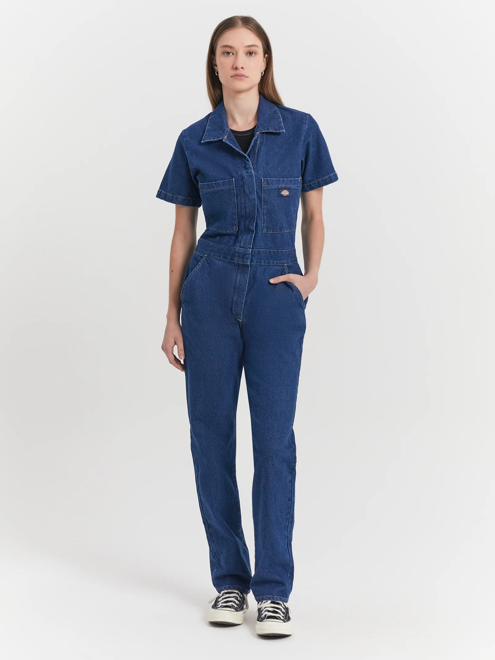Smithville Denim Short Sleeve Coverall - Image 4