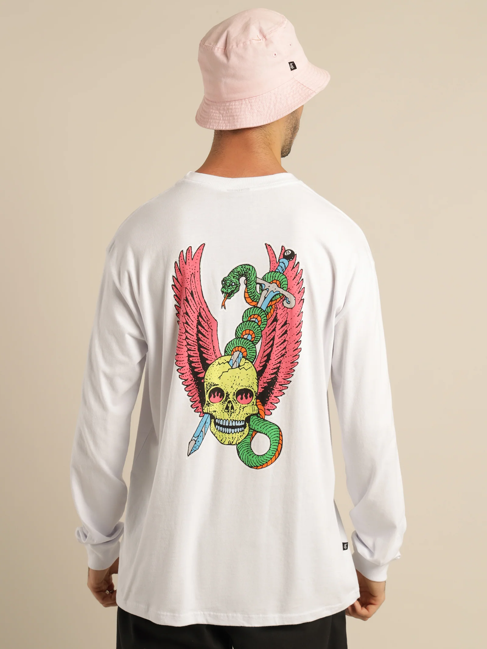 Snake Bite 50/50 Long Sleeve T-Shirt - Image 6