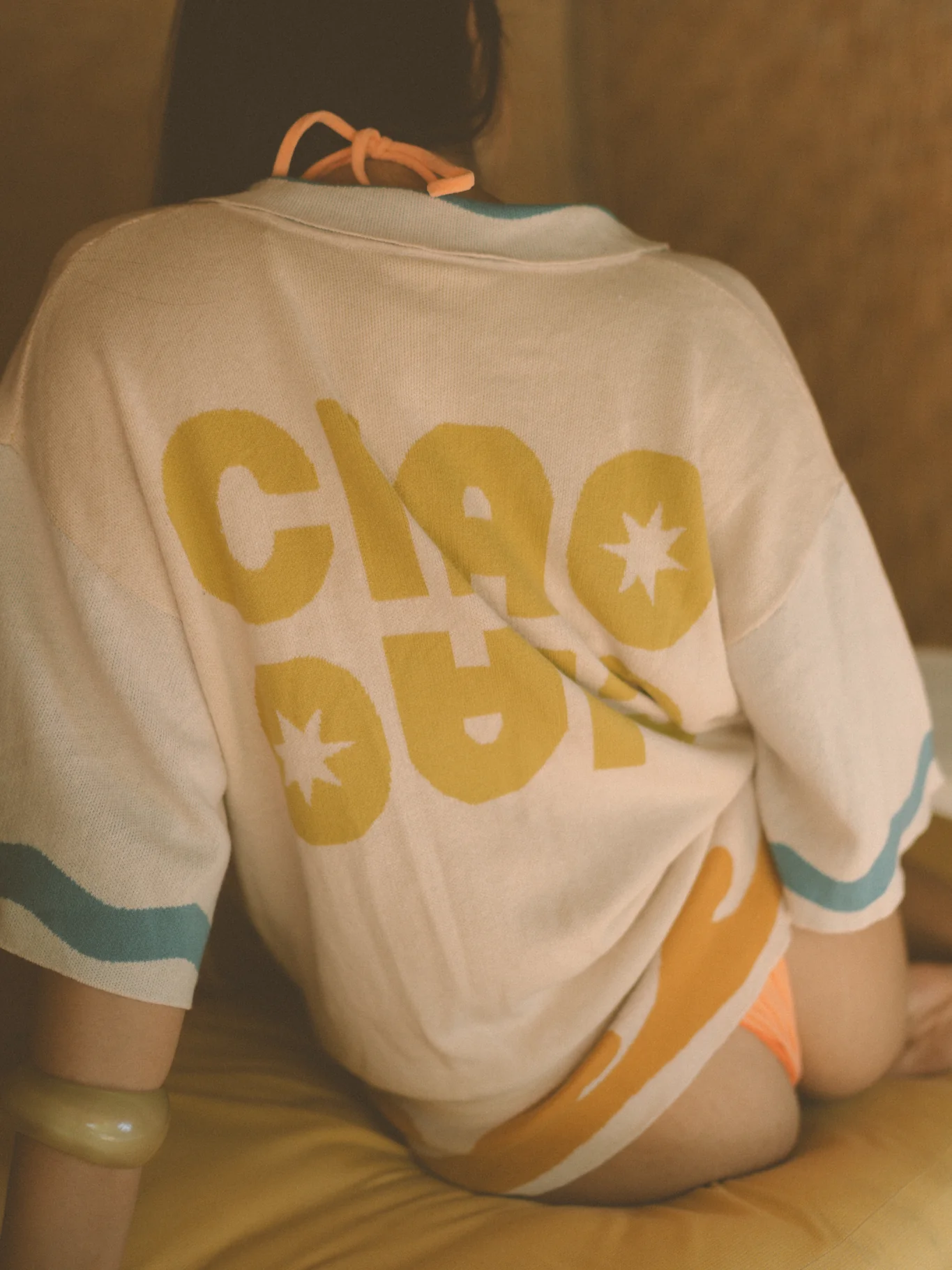 Sofia Knit Button Down Shirt - Image 3