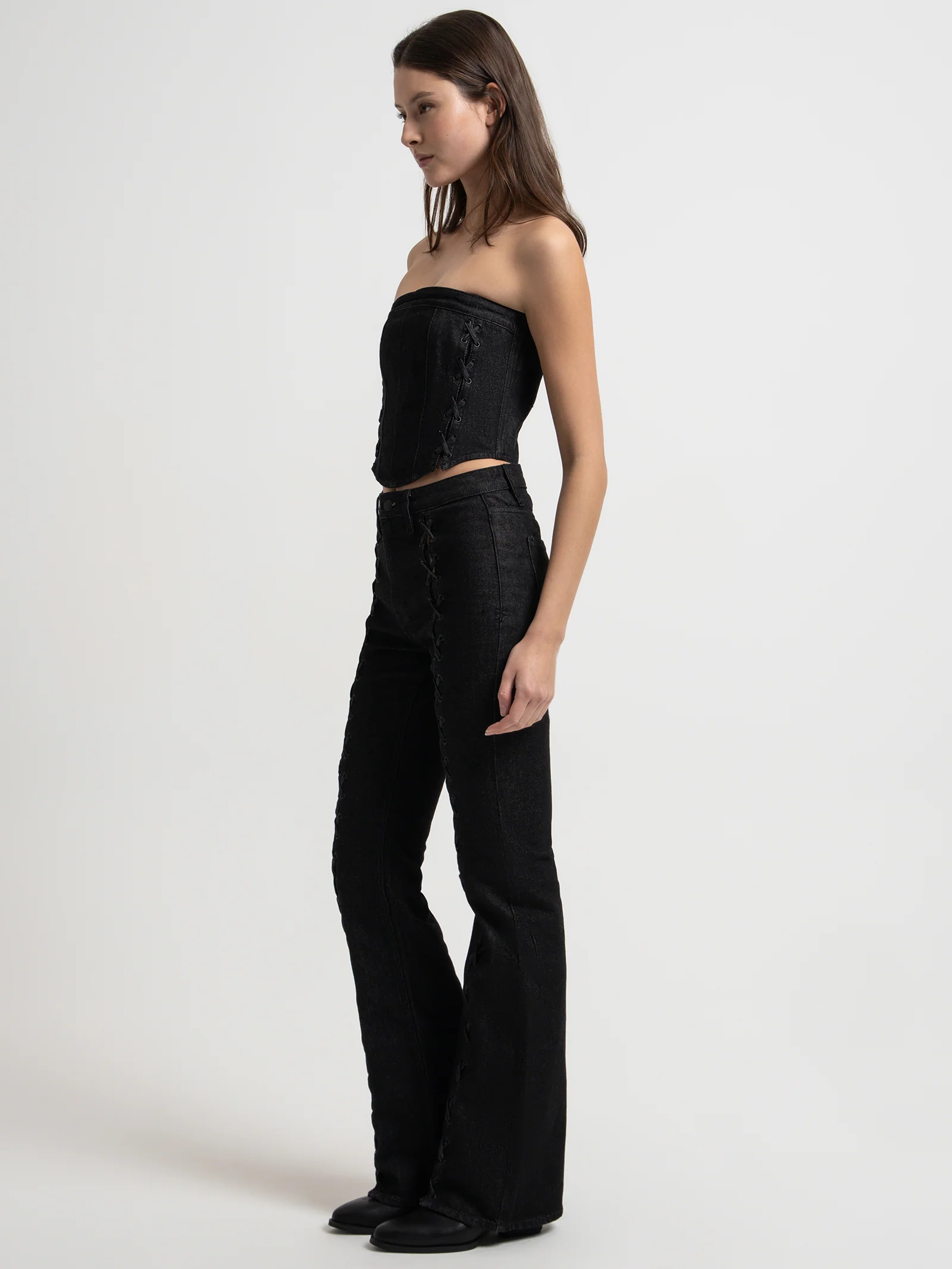 Soho Laced Denim Jeans - Image 5