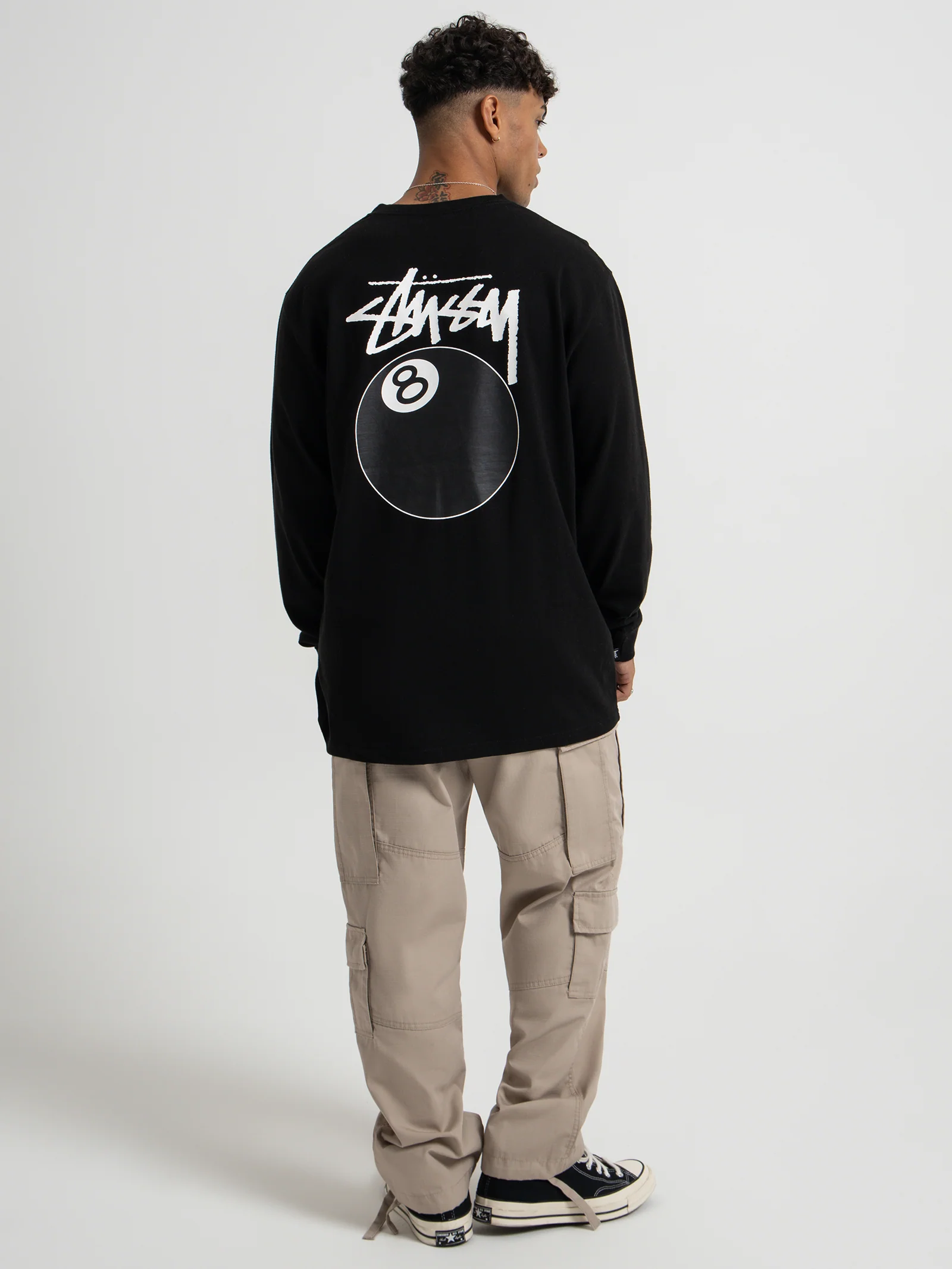 Solid 8 Ball Long Sleeve T-Shirt - Image 5