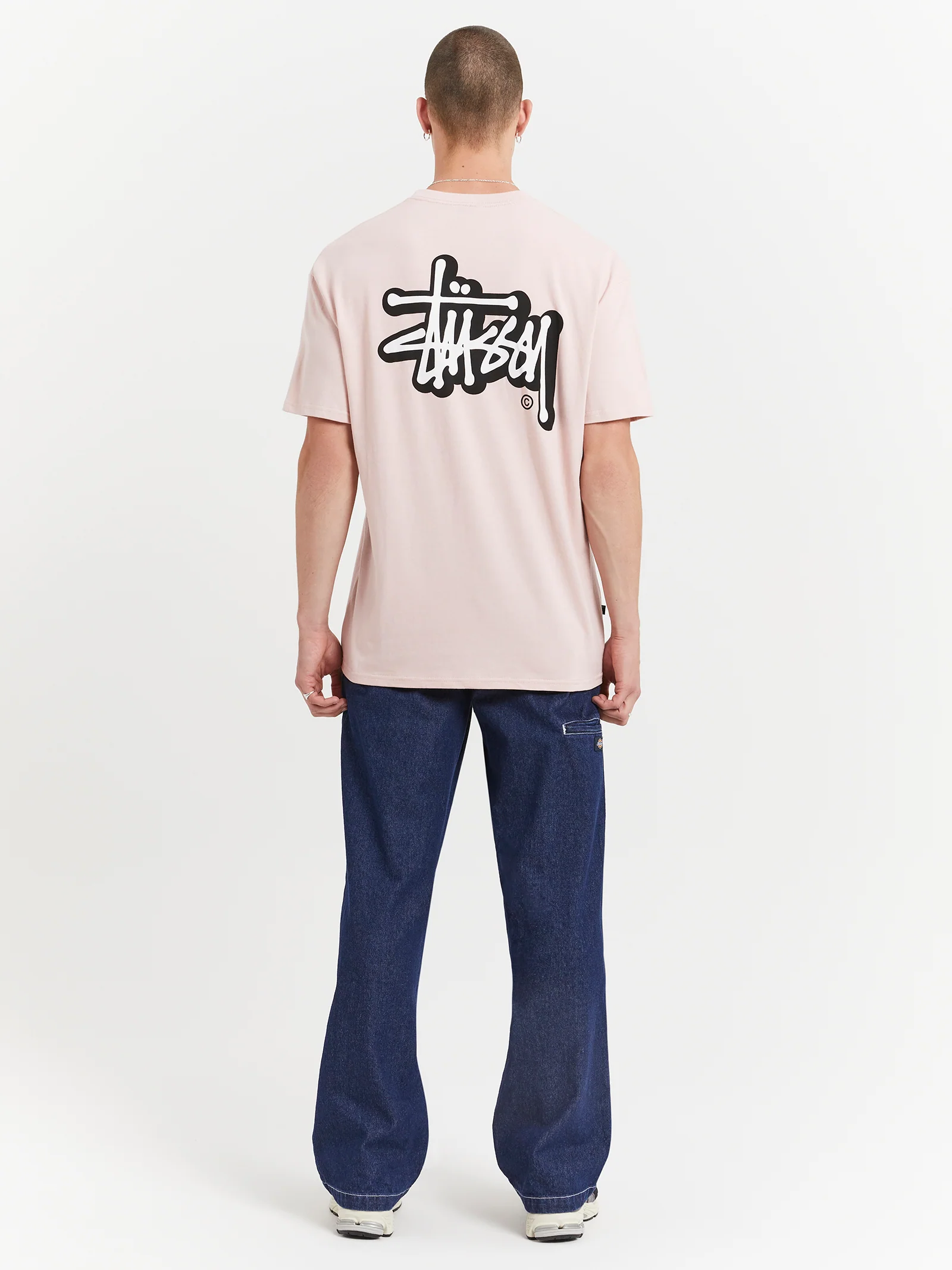 Solid Offset Graffiti Heavyweight T-Shirt - Image 5