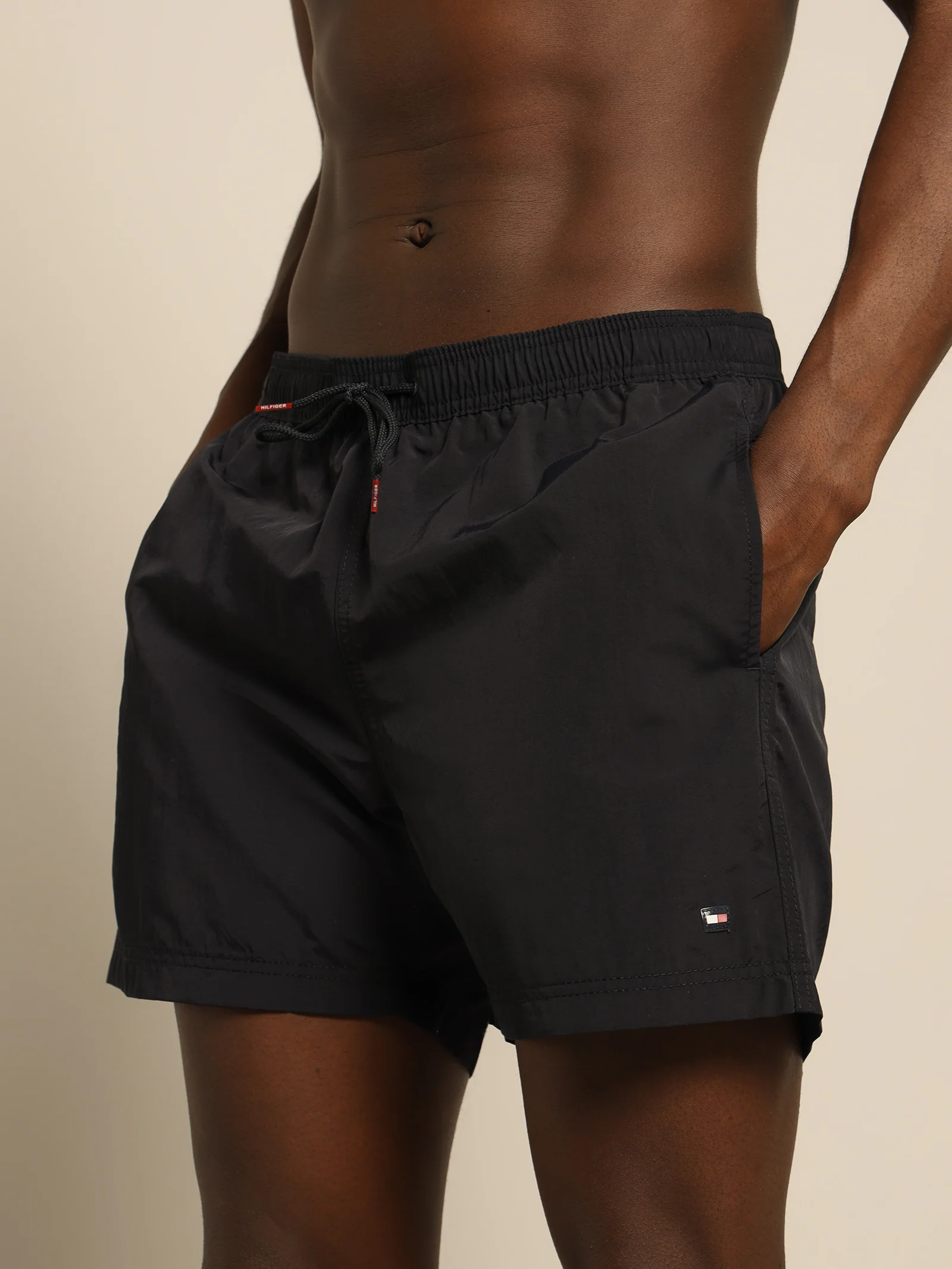 Solid Swim Shorts - Image 3