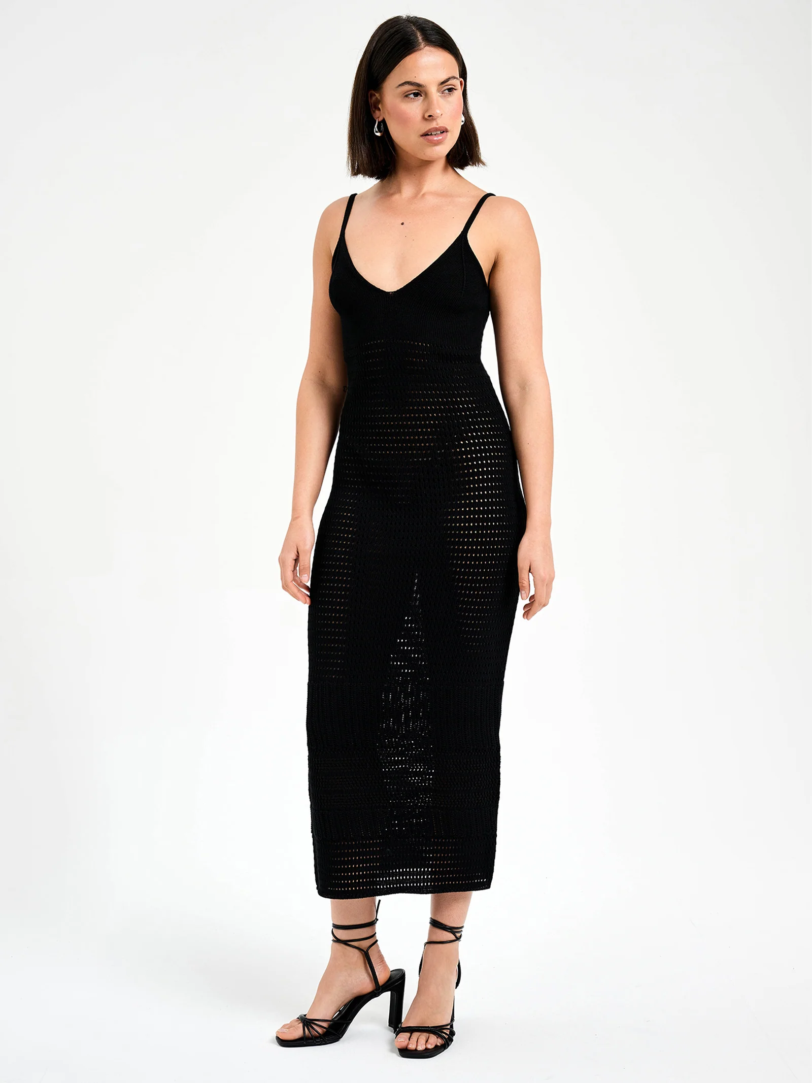 Sora Crochet Midi Dress - Image 2