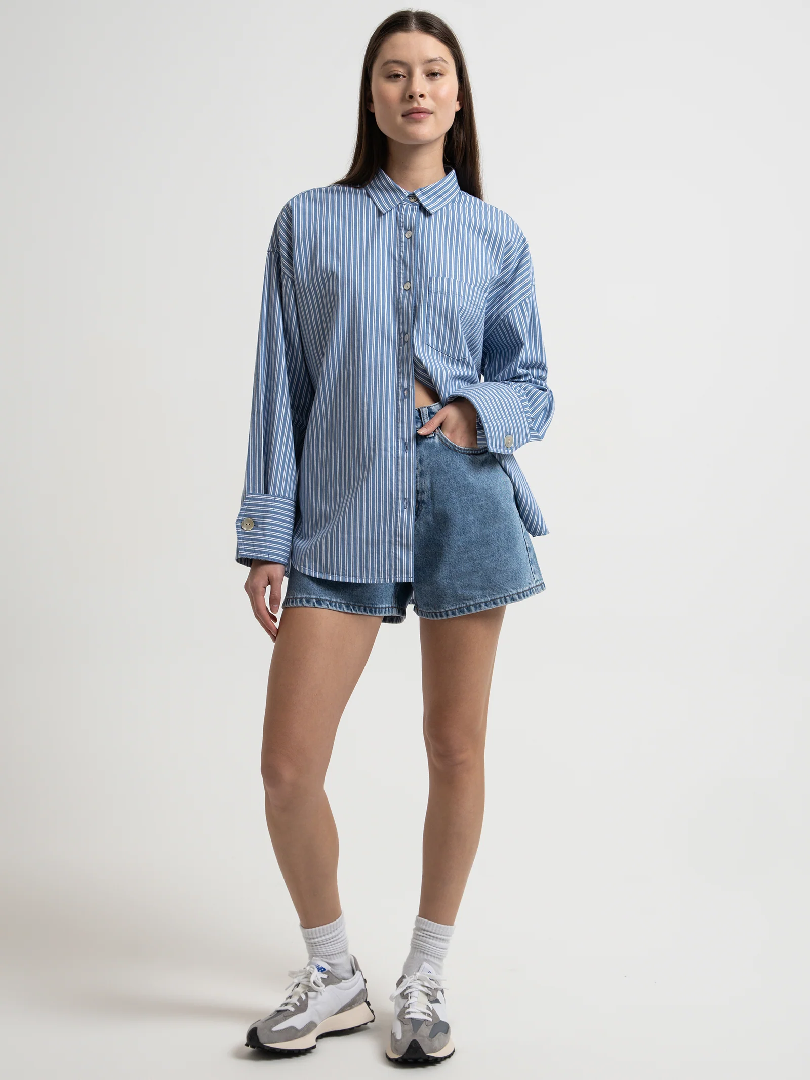 Sora Stripe Shirt - Image 2