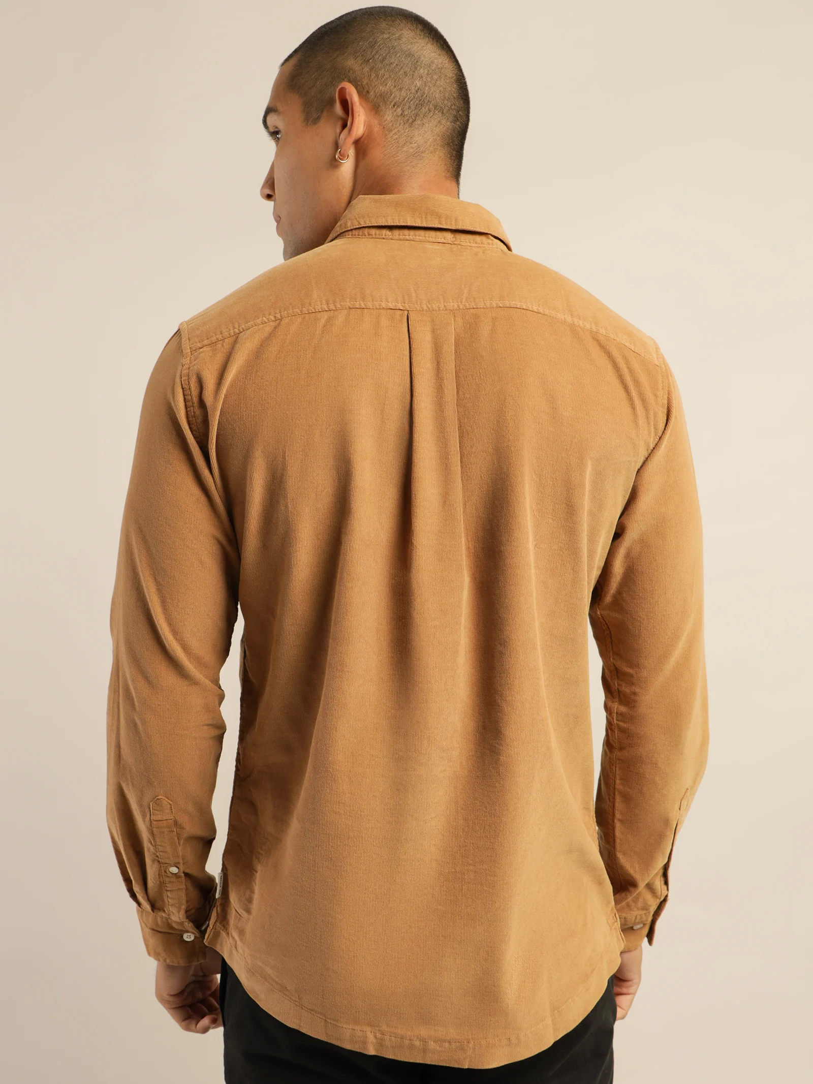 Soren Micro-Cord Long Sleeve Shirt - Image 6
