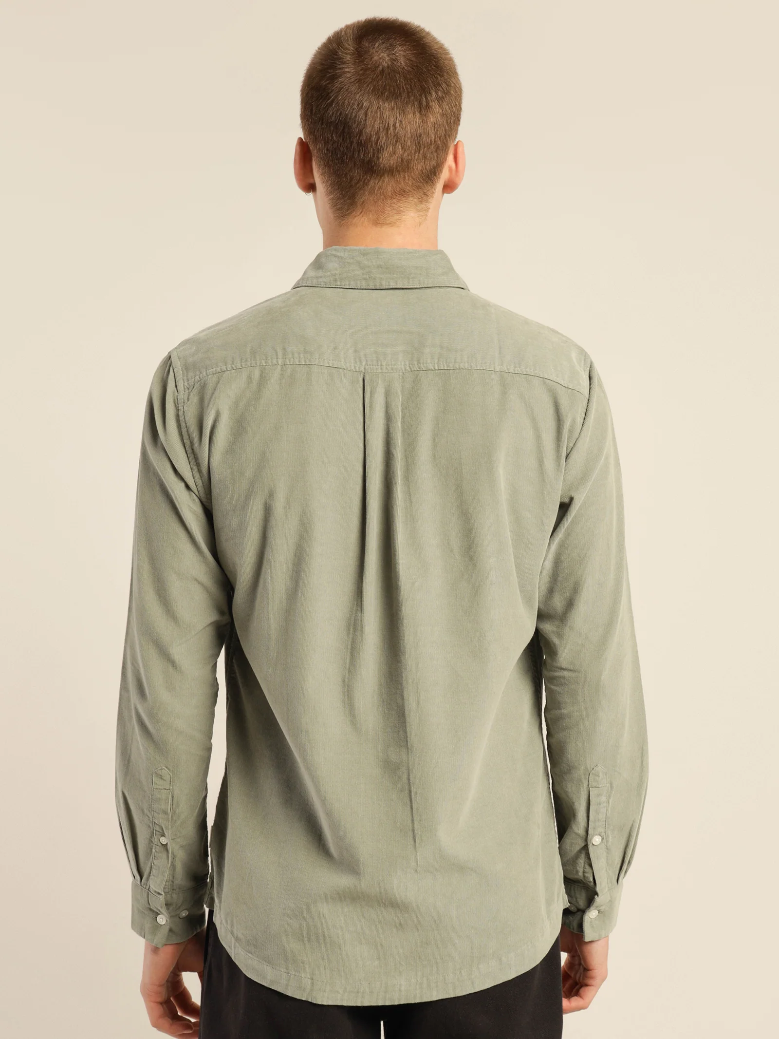 Soren Micro-Cord Long Sleeve Shirt - Image 3