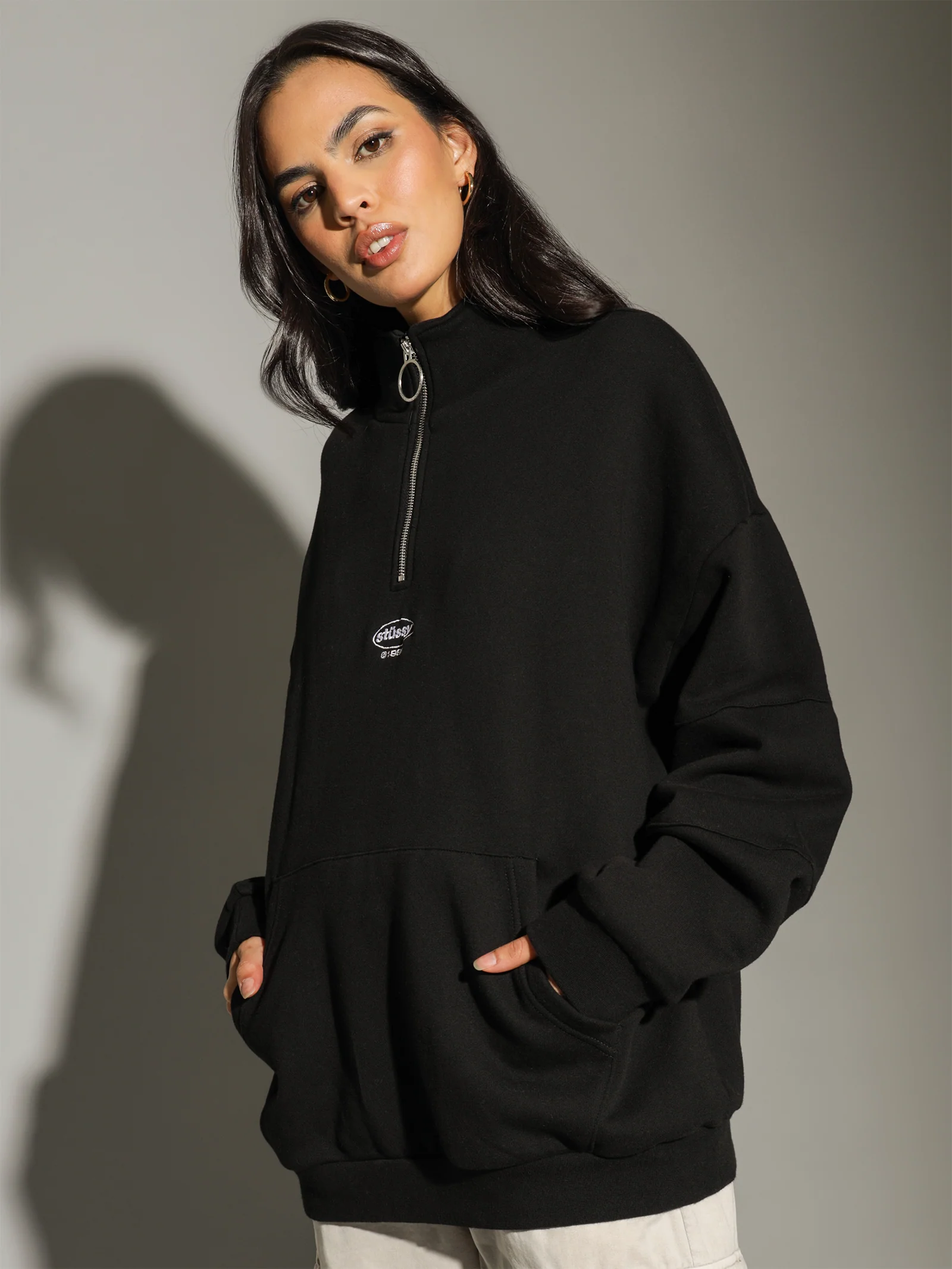 Soul Panelled 1/4 Zip Fleece - Image 4