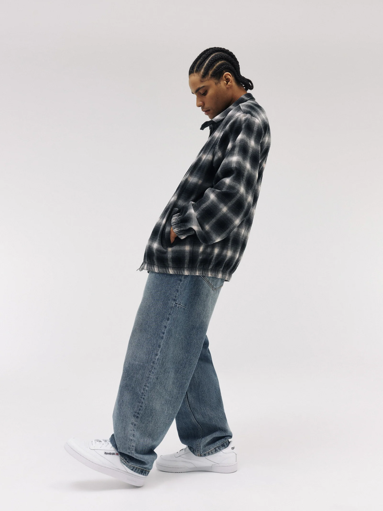Source Lined Zip Check Jacket - Image 2