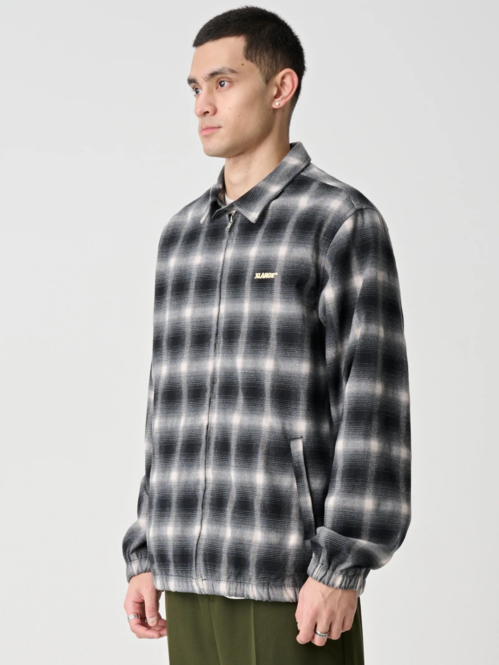 Source Lined Zip Check Jacket - Image 4