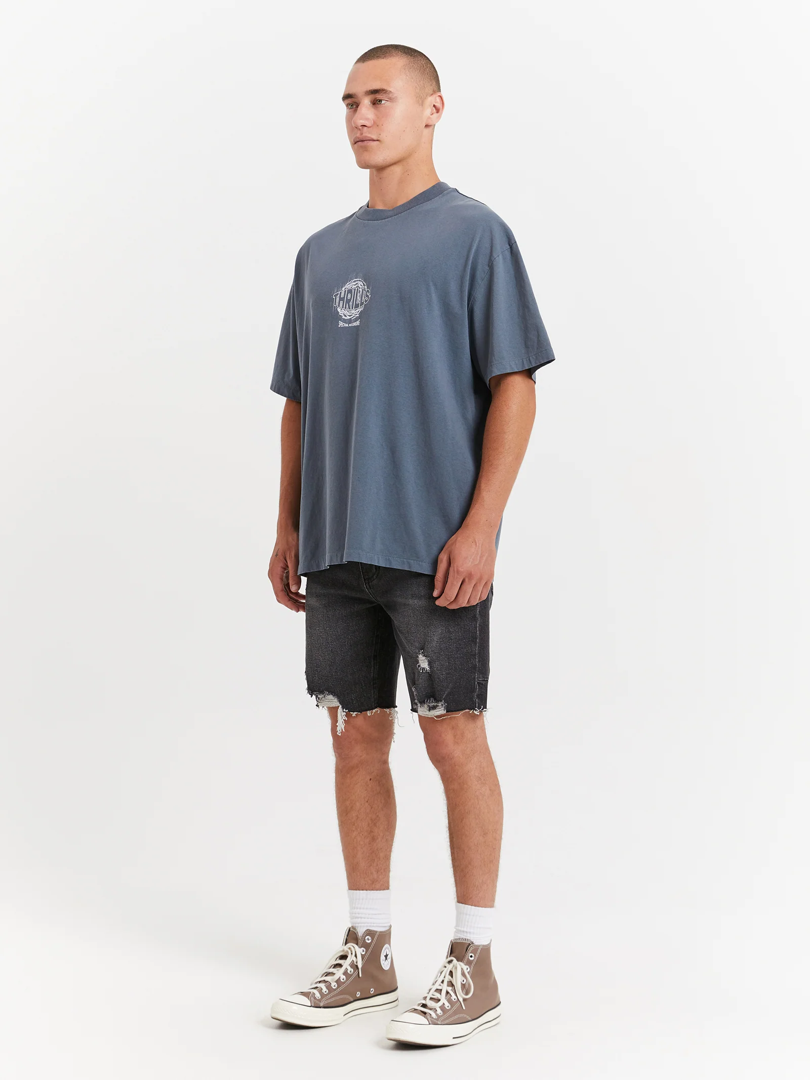 Spectral Static Box Fit Oversized T-Shirt - Image 4