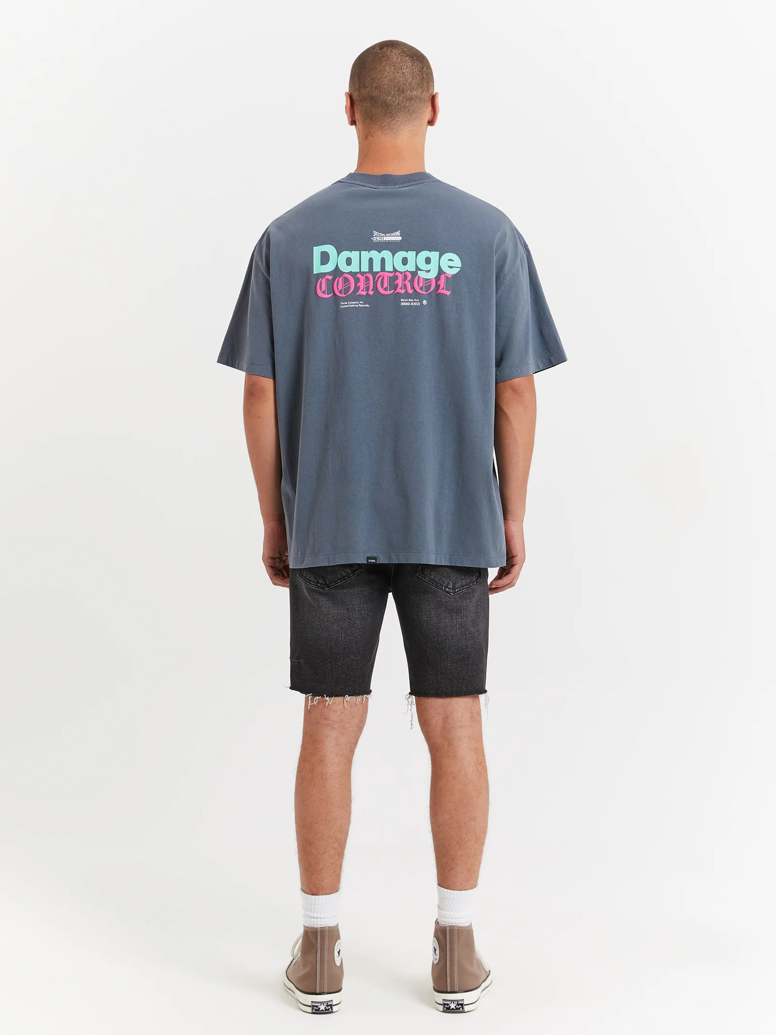 Spectral Static Box Fit Oversized T-Shirt - Image 5