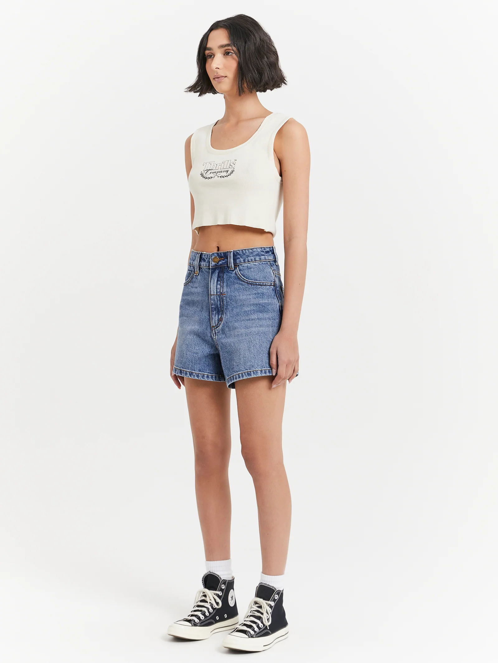 Speed Kills Crop Rib Singlet - Image 4