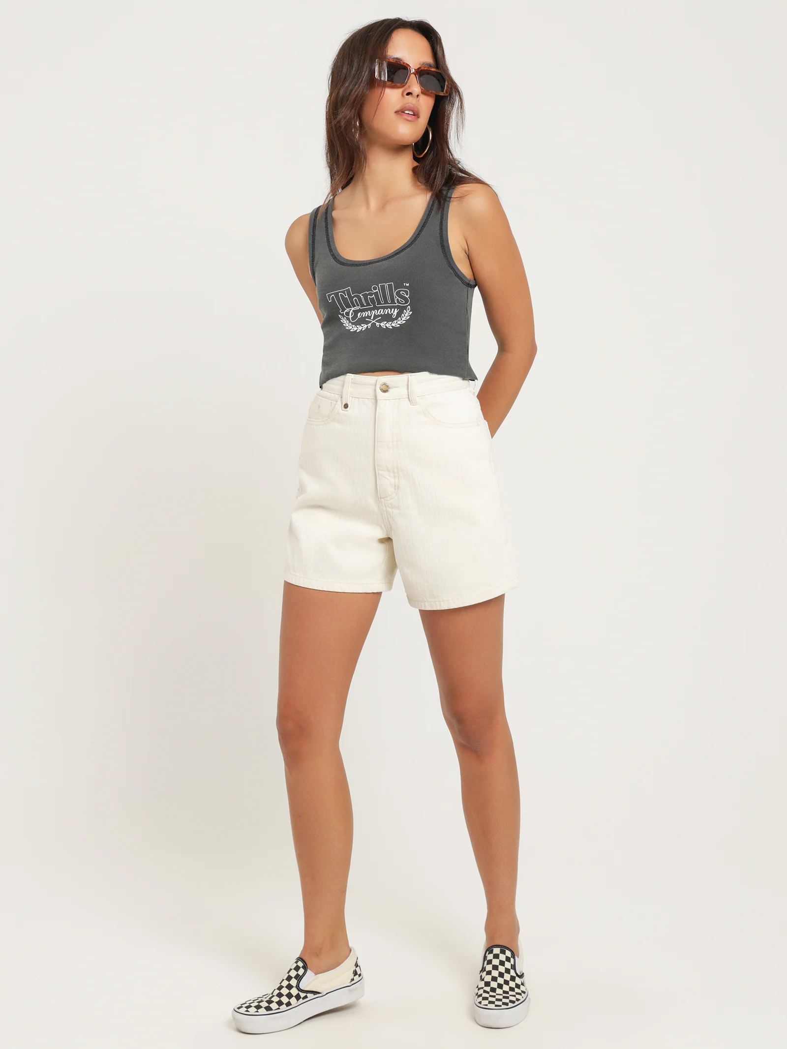 Speed Needs Crop Rib Singlet - Image 3
