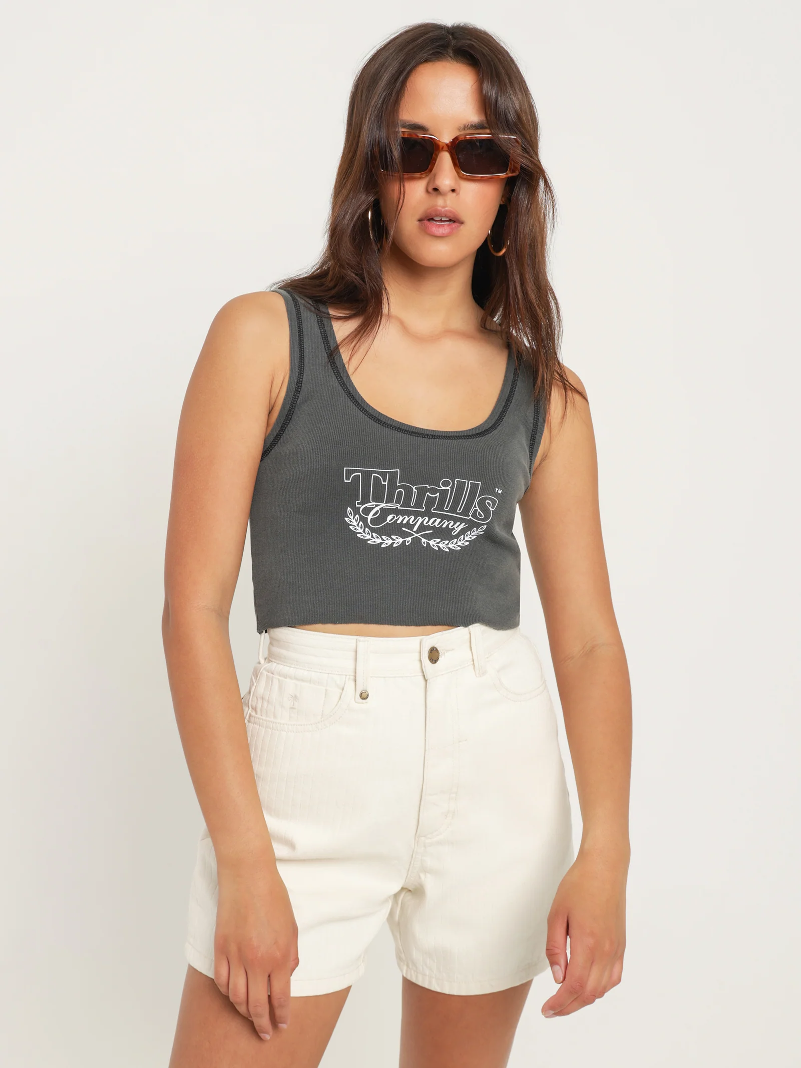 Speed Needs Crop Rib Singlet - Image 4