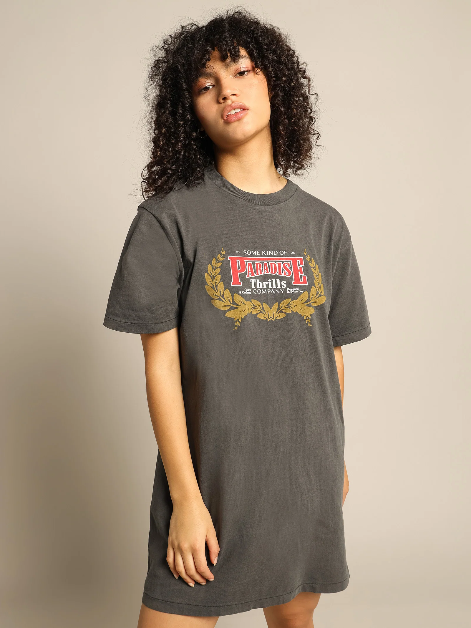 Speed Wreath Merch Fit T-Shirt Dress - Image 3