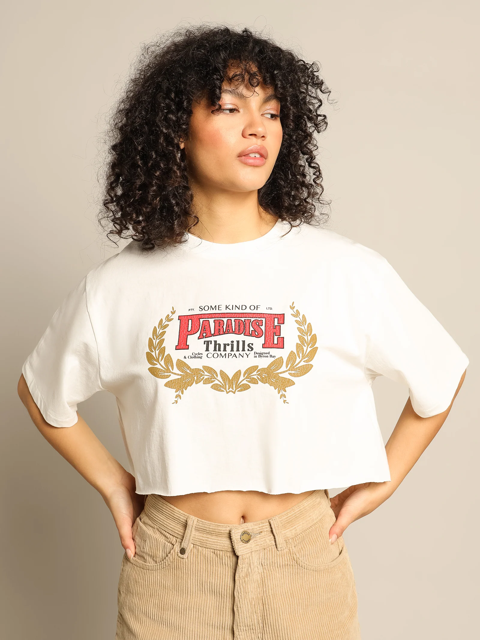 Speed Wreath Merch Super Crop T-Shirt - Image 3