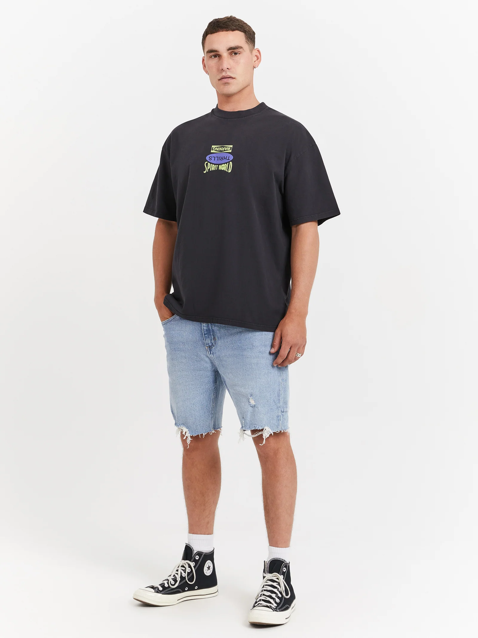 Spirit World Box Fit Oversize T-Shirt - Image 3