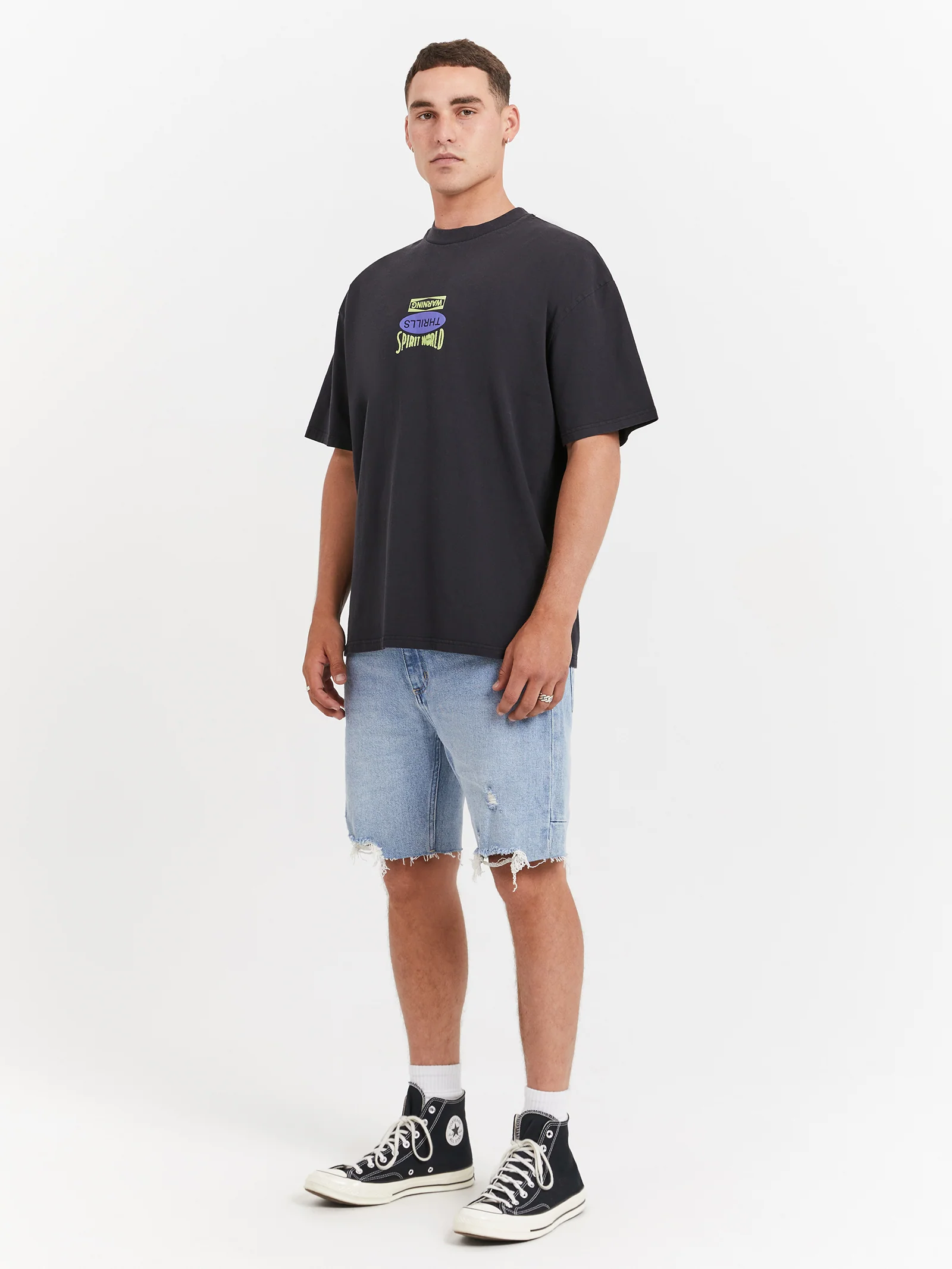Spirit World Box Fit Oversize T-Shirt - Image 4